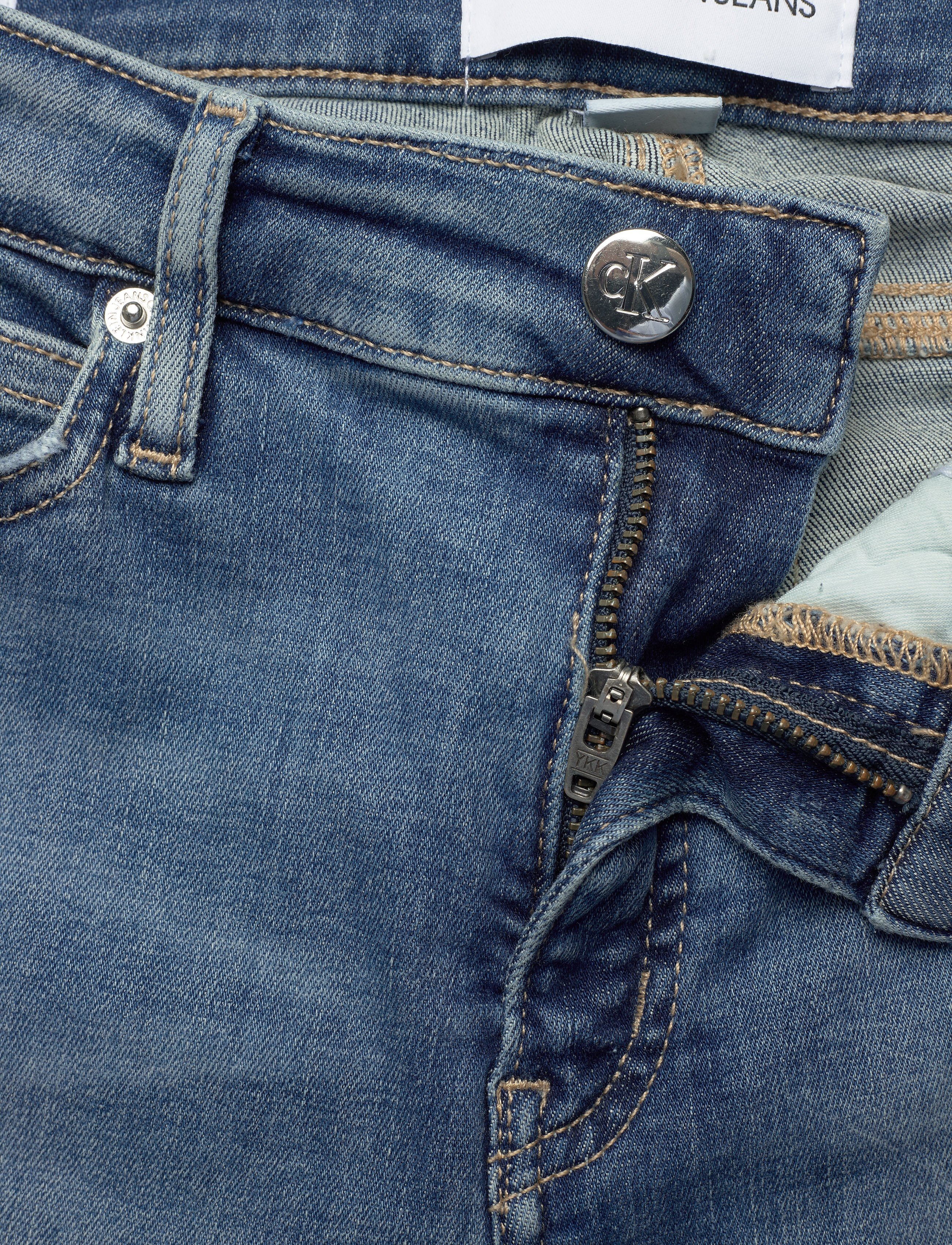 Calvin Klein Jeans - CKJ 001 SUPER SKINNY ANKLE - ab039 light blue dstr rivet - 3