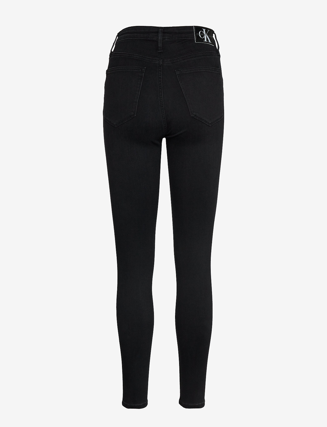Calvin Klein Jeans - HIGH RISE SUPER SKINNY ANKLE - ab045 washed black yoke - 1