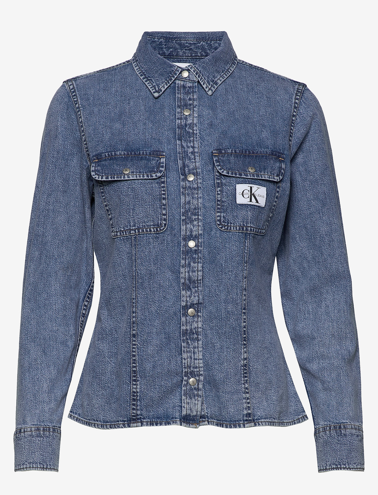 Calvin Klein Jeans - ARCHIVE LEAN SHIRT - ab078 icn light blue - 0
