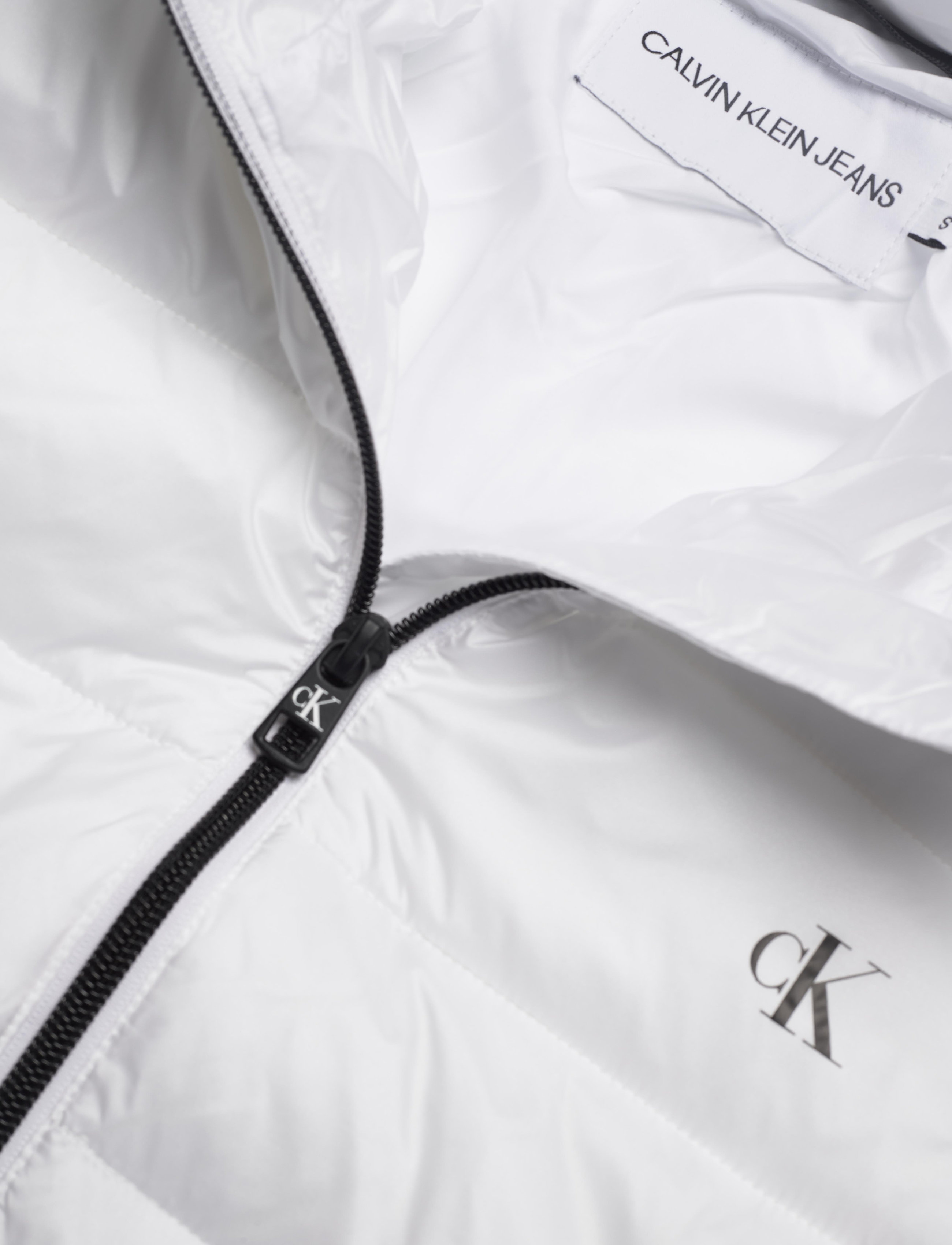 Calvin Klein Jeans - LOGO BINDING LW PADDED PUFFER - bright white - 3