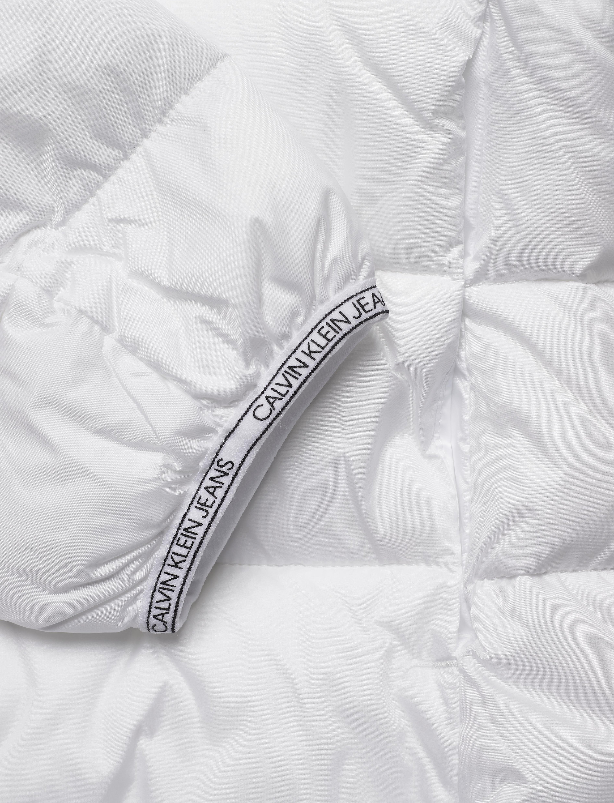 Calvin Klein Jeans - LOGO BINDING LW PADDED PUFFER - bright white - 4