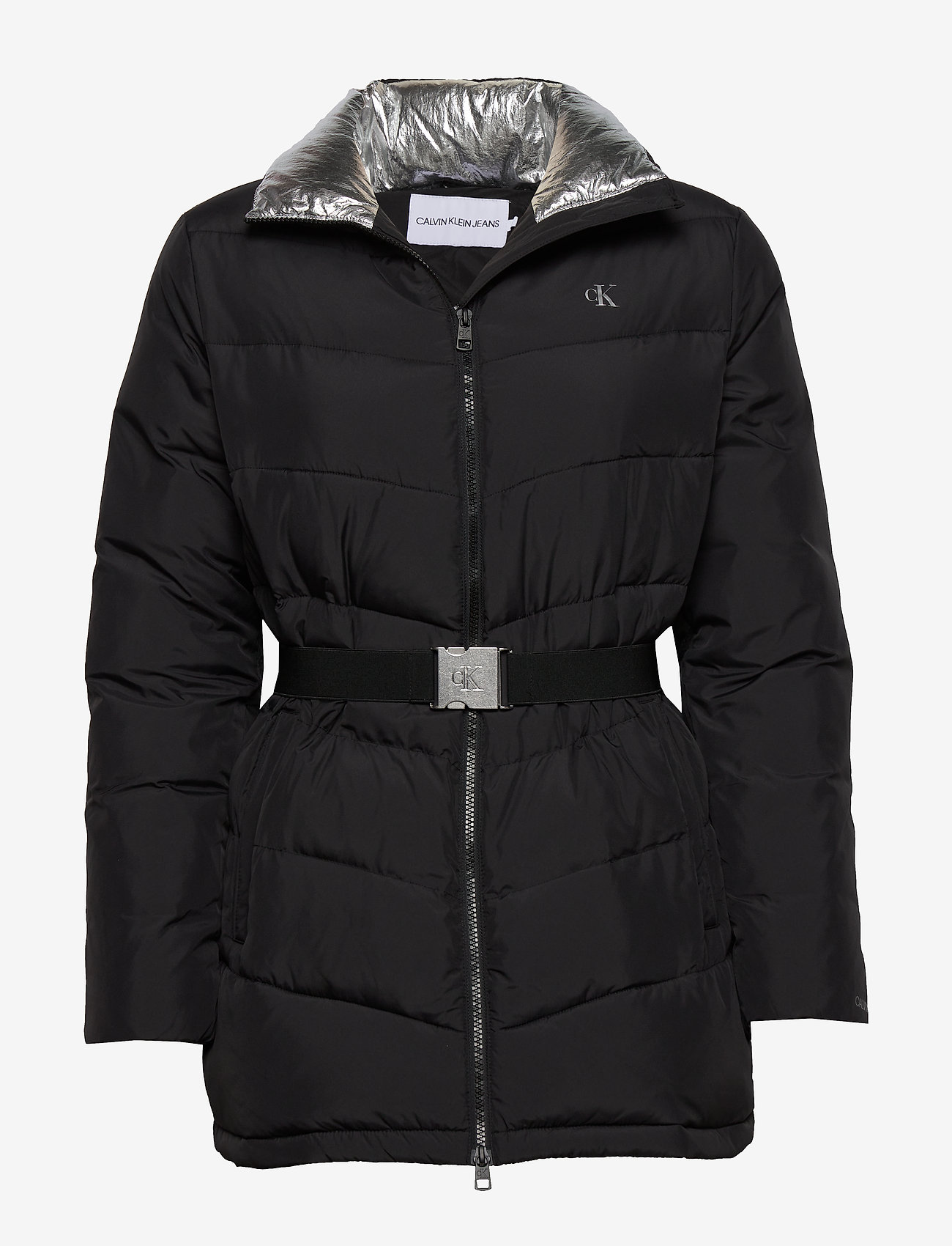 Calvin Klein Jeans - LW BELTED PUFFER JACKET - ck black - 0