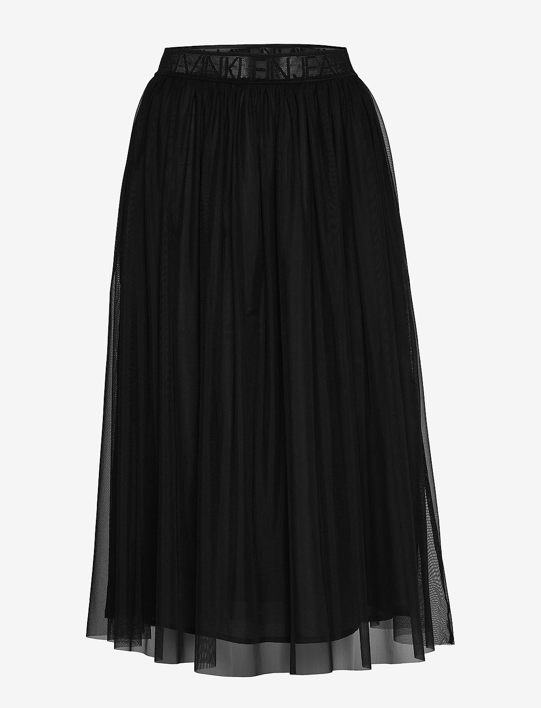 Calvin Klein Jeans - DOUBLE LAYER MESH SKIRT - ck black - 0