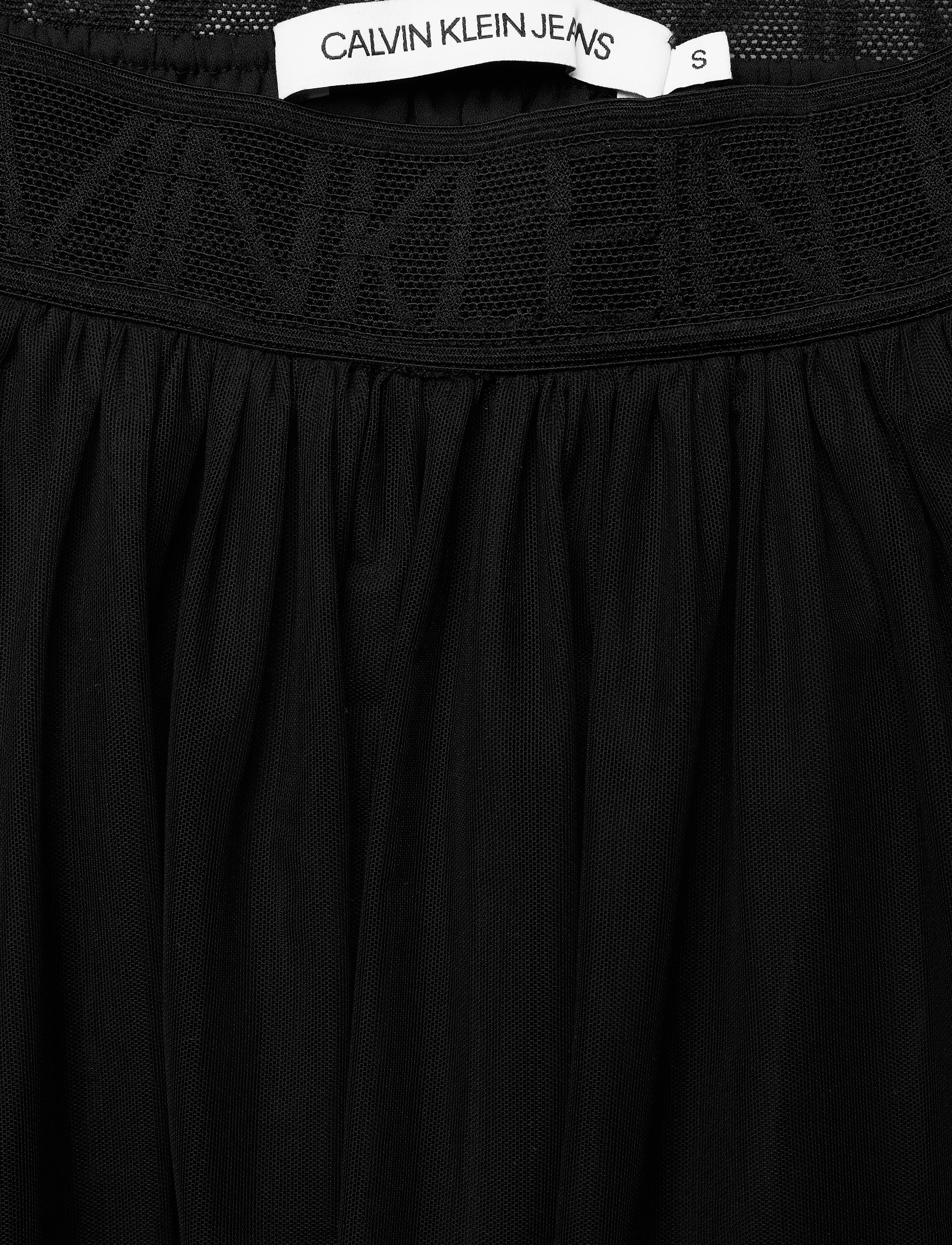 Calvin Klein Jeans - DOUBLE LAYER MESH SKIRT - ck black - 2