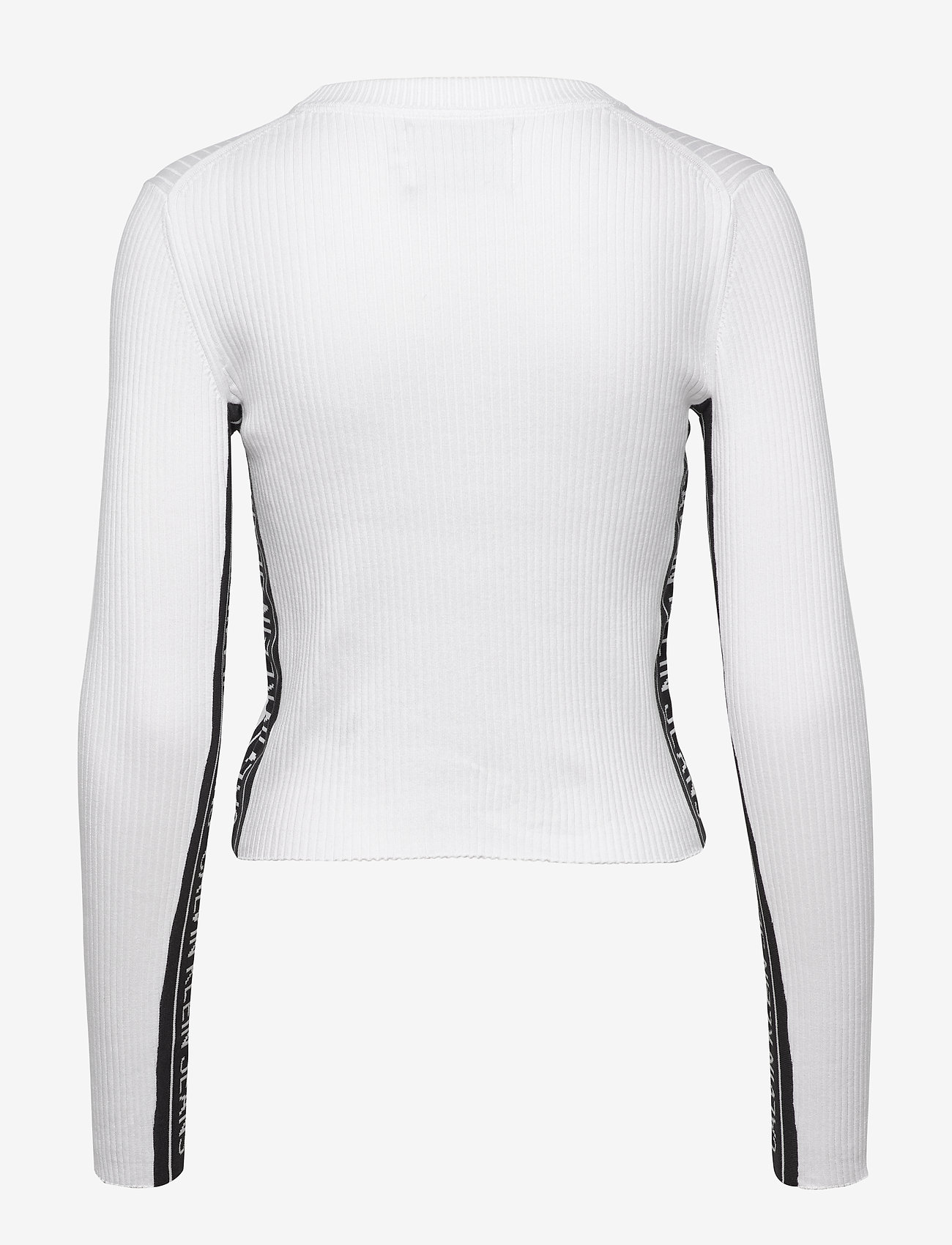 Calvin Klein Jeans - STRIPE LOGO SWEATER - bright white - 1