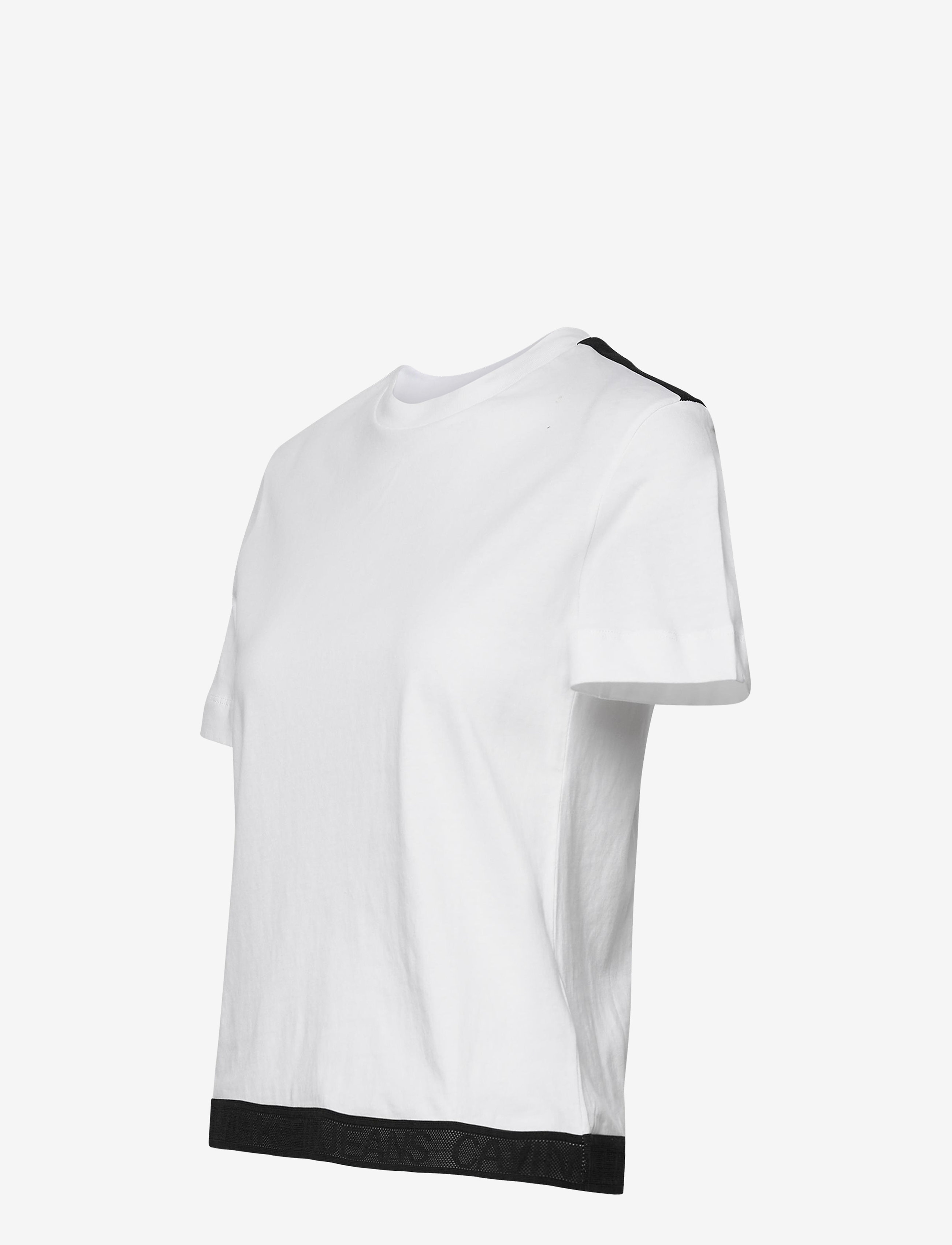 Calvin Klein Jeans - MESH TAPE MODERN STRAIGHT TEE - bright white - 2