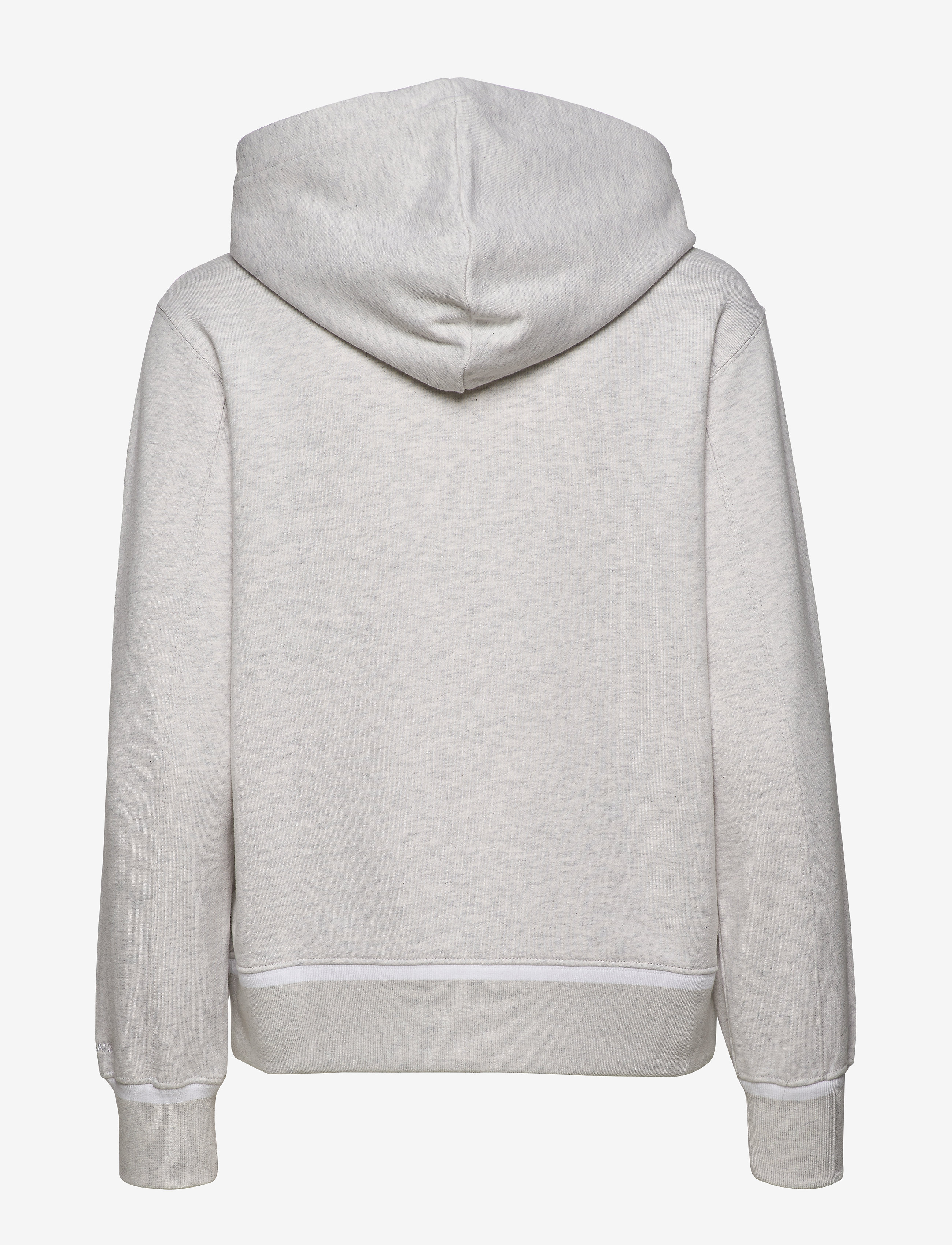 Calvin Klein Jeans - CK EMBROIDERY TIPPING HOODIE - white grey heather - 1