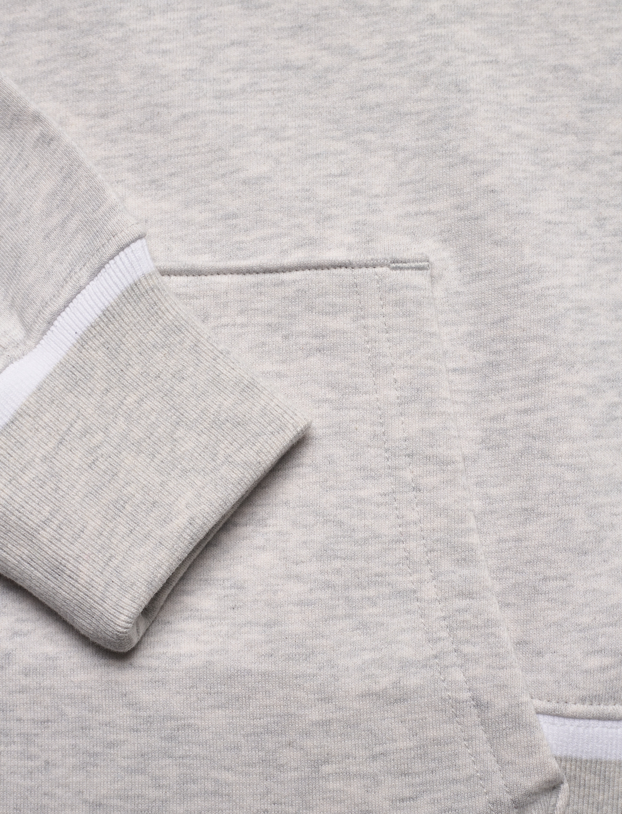 Calvin Klein Jeans - CK EMBROIDERY TIPPING HOODIE - white grey heather - 3