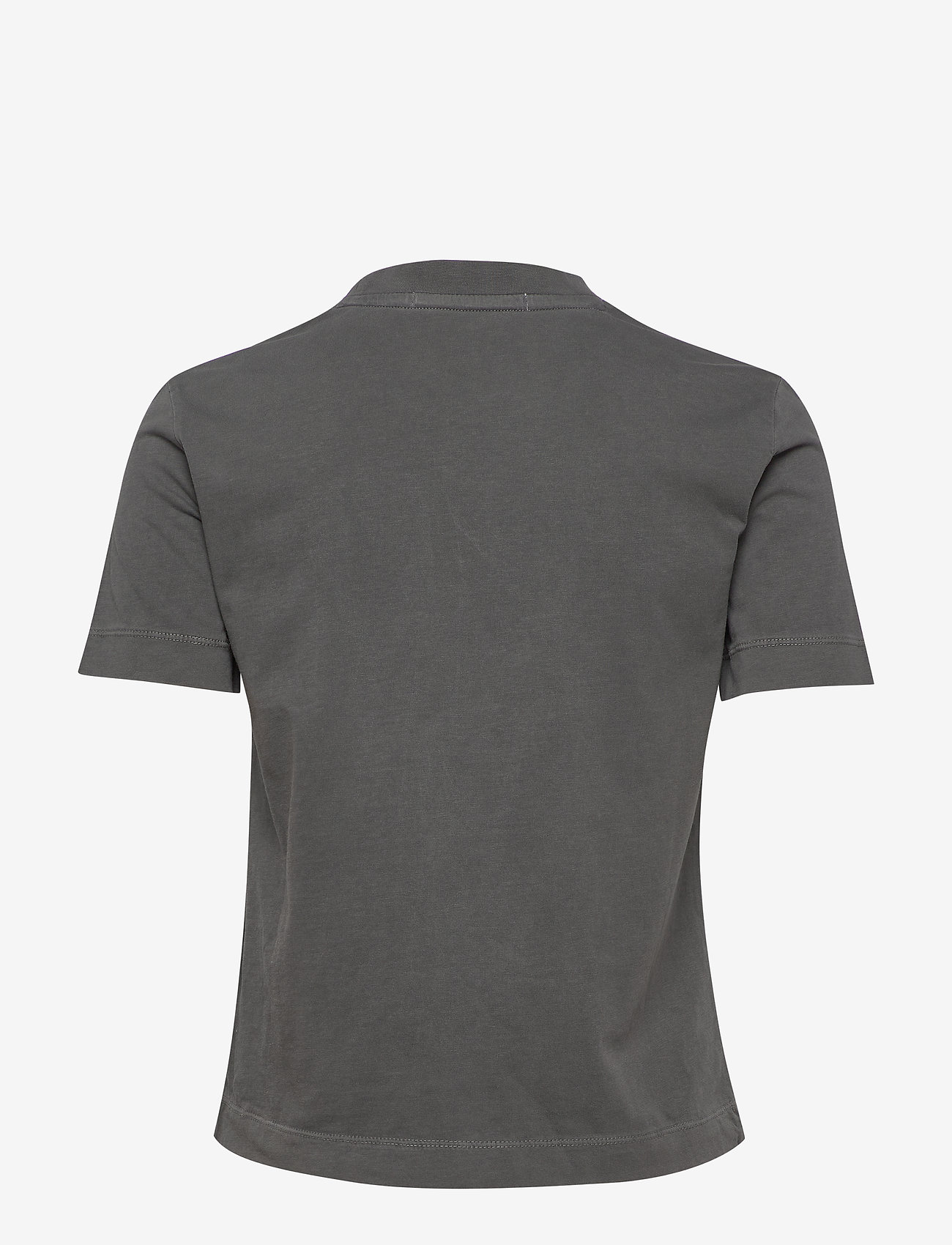 Calvin Klein Jeans - SHRUNKEN INSTITUTIONAL GMD TEE - aluminium grey - 1