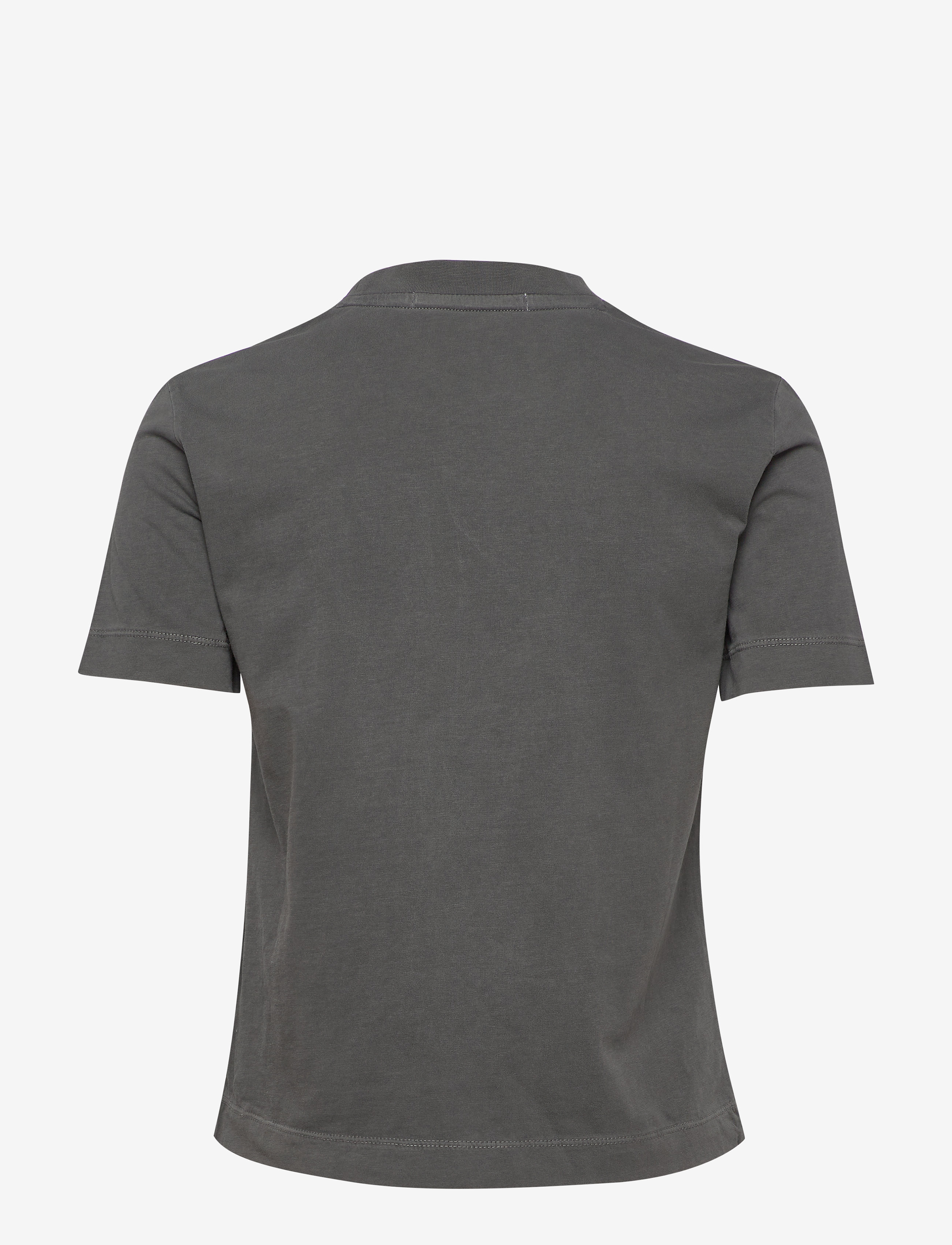 Calvin Klein Jeans - SHRUNKEN INSTITUTIONAL GMD TEE - aluminium grey - 1
