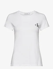 Calvin Klein Jeans - 2-PACK MONOGRAM SLIM TEE - t-shirts - ck black/bright white - 8