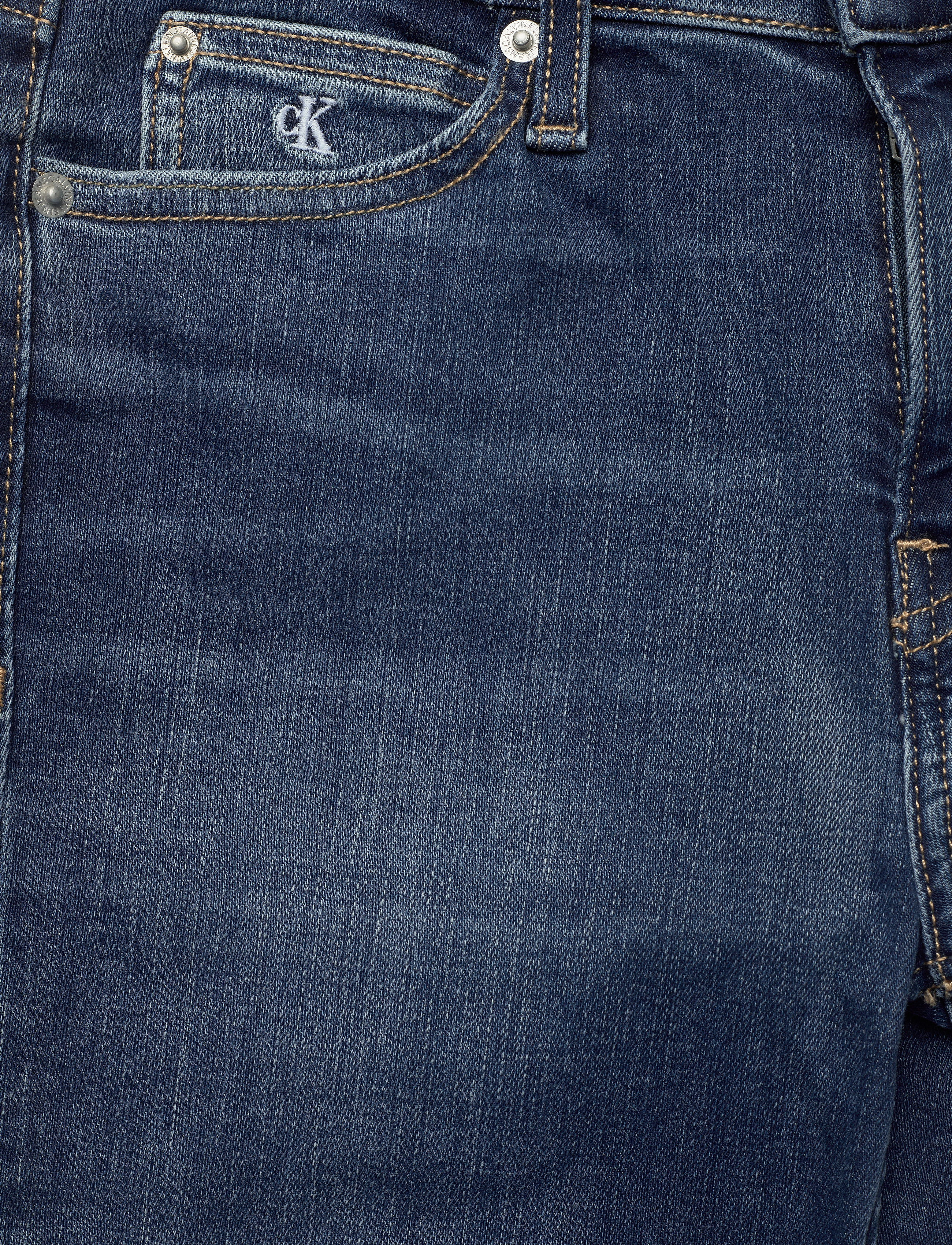 Calvin Klein Jeans - CKJ 011 MID RISE SKINNY ANKLE - ab115 dark blue embro rwh - 2