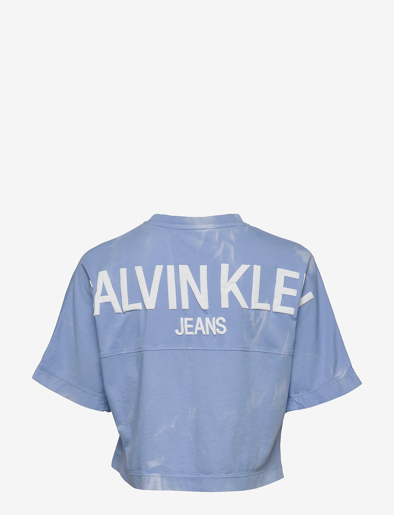Calvin Klein Jeans - LAVA DYE CROPPED TEE - powdery blue - 1