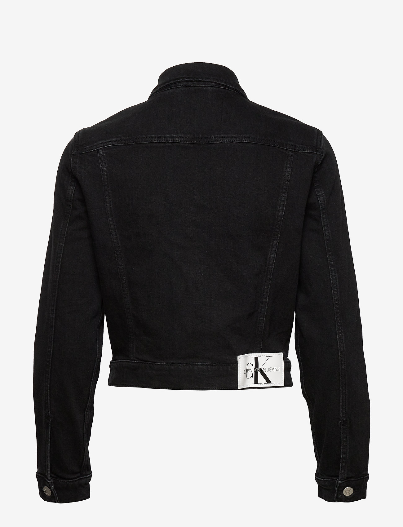 Calvin Klein Jeans - 90S CROP TRUCKER - ab099 washed black - 1