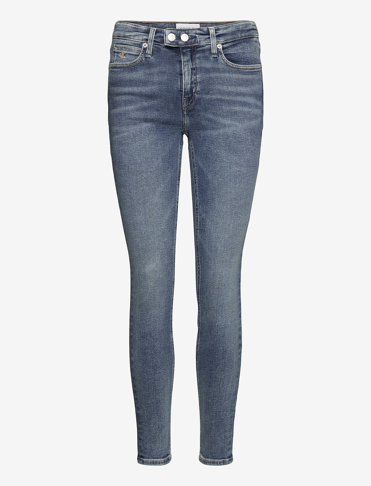 Calvin Klein Jeans - CKJ 011 MID RISE SKINNY - bb195 - mid blue double shank - 0