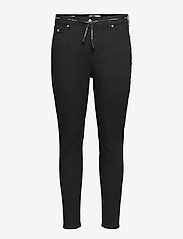 Calvin Klein Jeans - HIGH RISE SKINNY - dżinsy skinny fit - bb217 - rinse black lace wb - 0