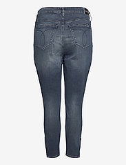 Calvin Klein Jeans - HIGH RISE SKINNY ANKLE - skinny jeans - bb234 - blue black logo zip hem - 1