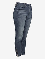 Calvin Klein Jeans - HIGH RISE SKINNY ANKLE - skinny jeans - bb234 - blue black logo zip hem - 3