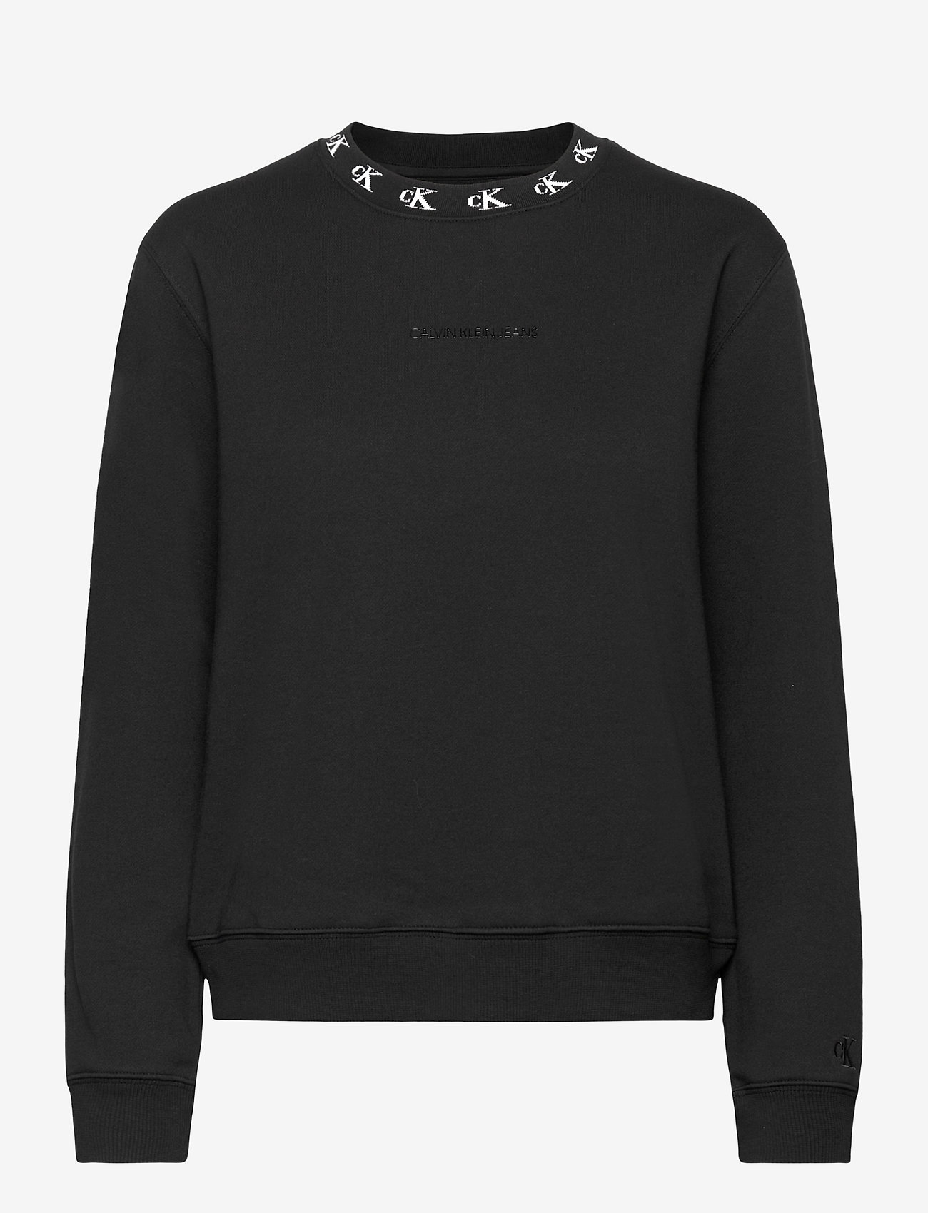 Calvin Klein Jeans - CK LOGO TRIM NECK CN - ck black - 0