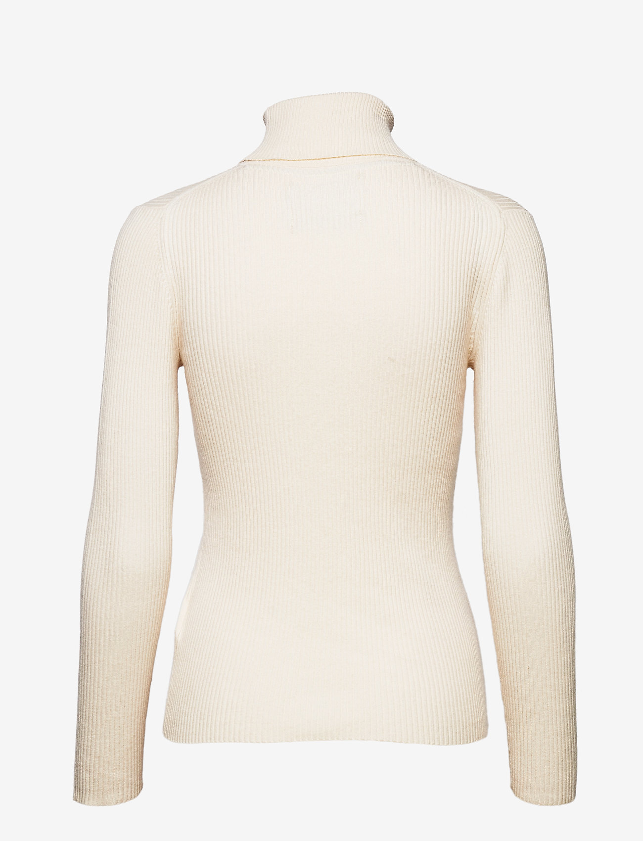 Calvin Klein Jeans - RIB ROLL NECK WITH CK - soft cream / white - 1