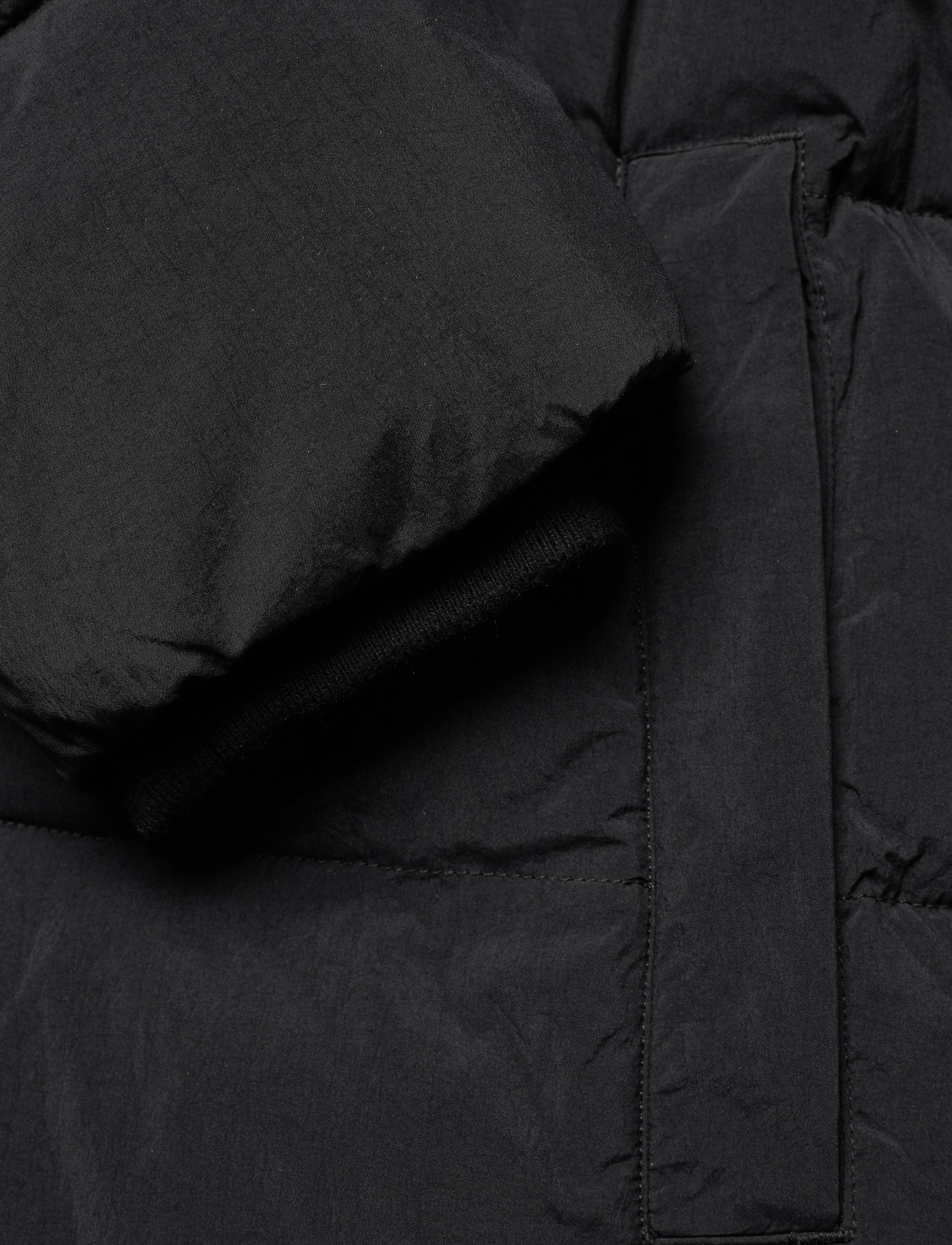 Calvin Klein Jeans - WAISTED LOGO LONG PUFFER - ck black - 4