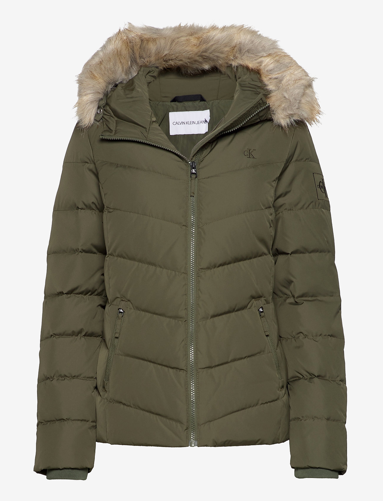 Calvin Klein Jeans - SHORT DOWN FITTED PUFFER - deep depths - 0