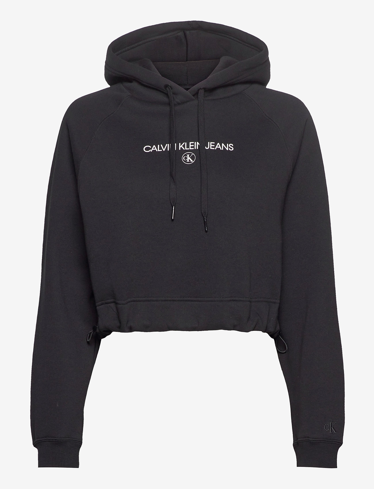 Calvin Klein Jeans - INST ROUND CK HOODIE - ck black - 0