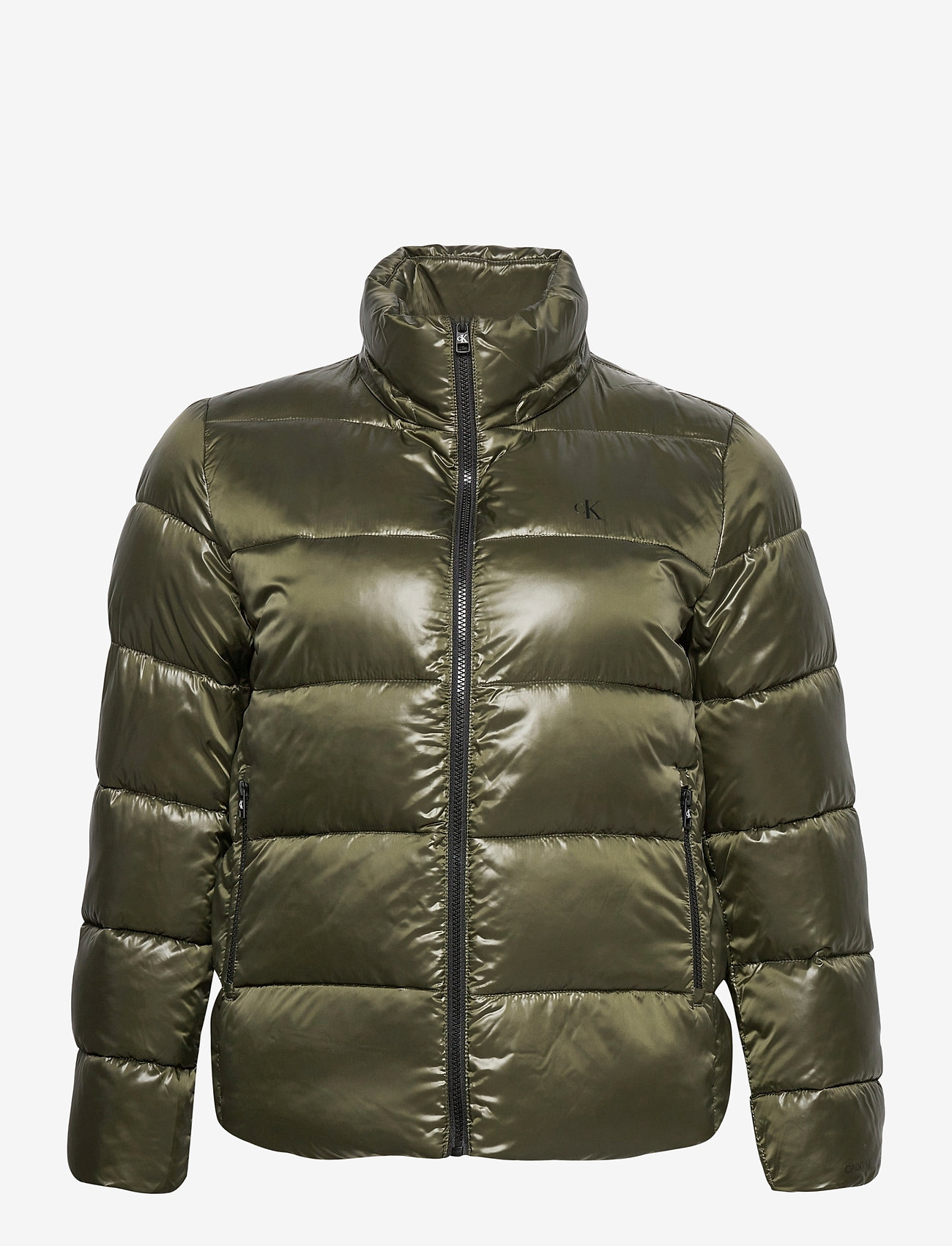 Calvin Klein Jeans - PLUS MW SHINY SHORT PUFFER - deep depths - 2