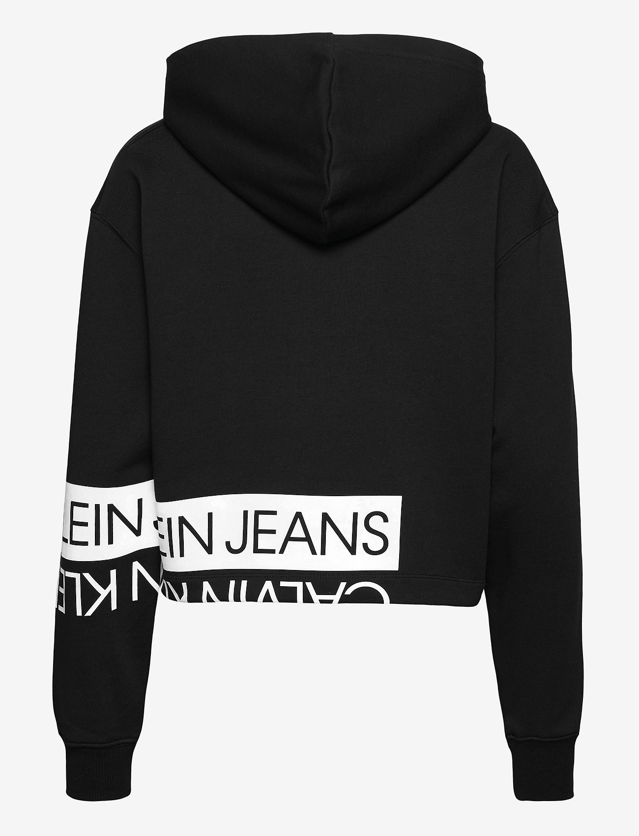 Calvin Klein Jeans - MIRRORED LOGO HOODIE - ck black / bright white - 1