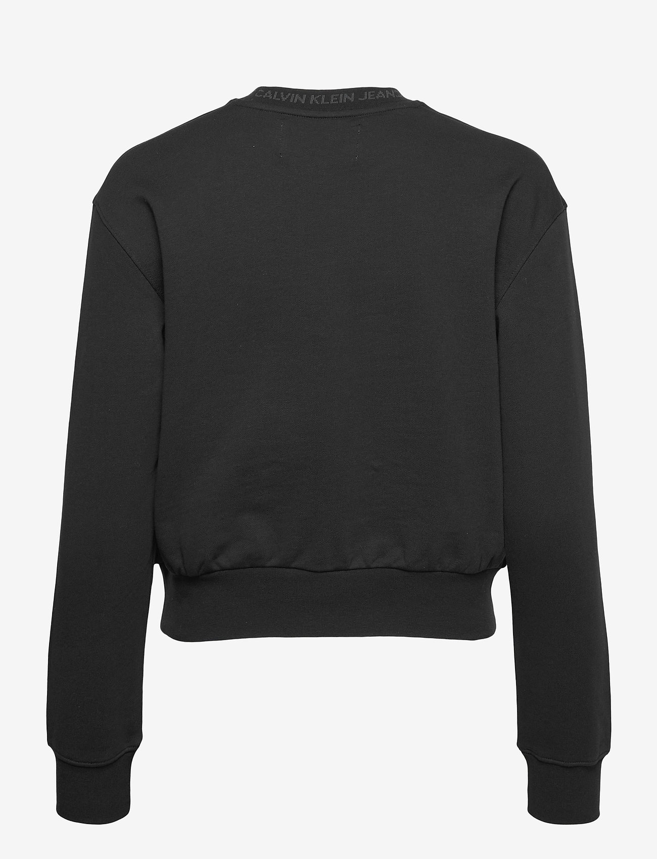 Calvin Klein Jeans - LOGO TRIM CREW NECK SWEATSHIRT - ck black - 1