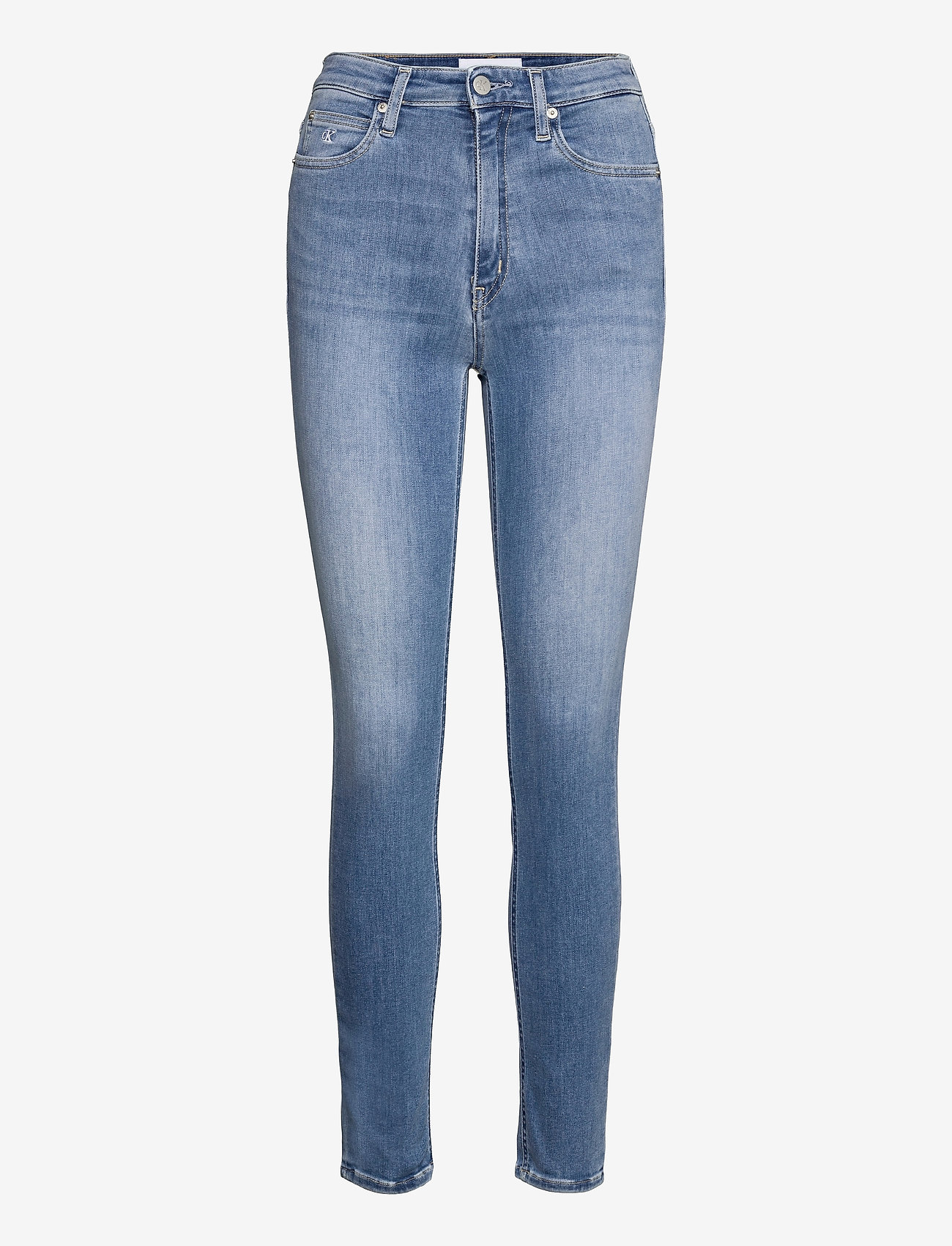 Calvin Klein Jeans - HIGH RISE SKINNY - denim light - 0