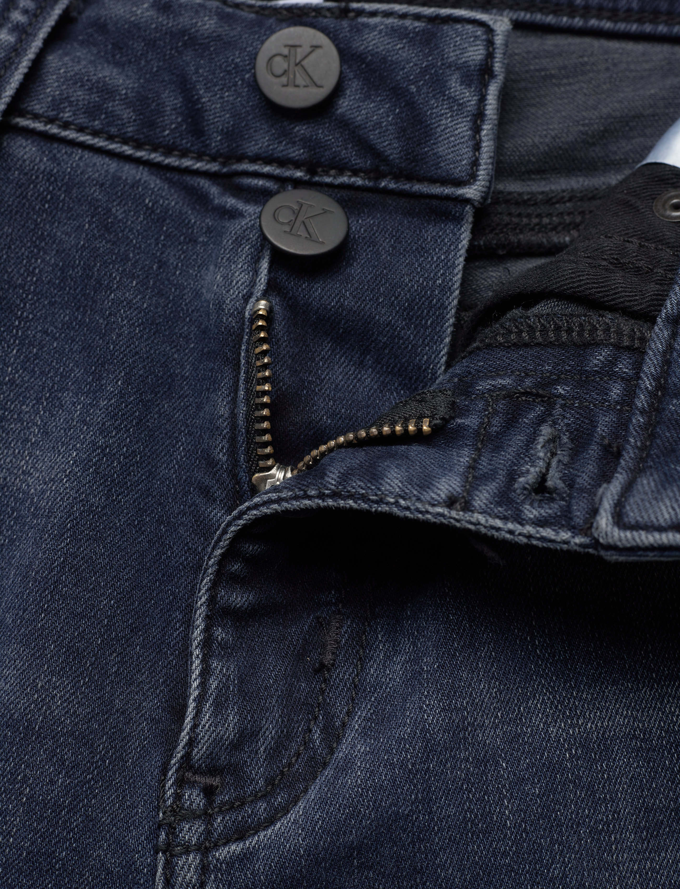 Calvin Klein Jeans - MID RISE SKINNY - denim dark - 3