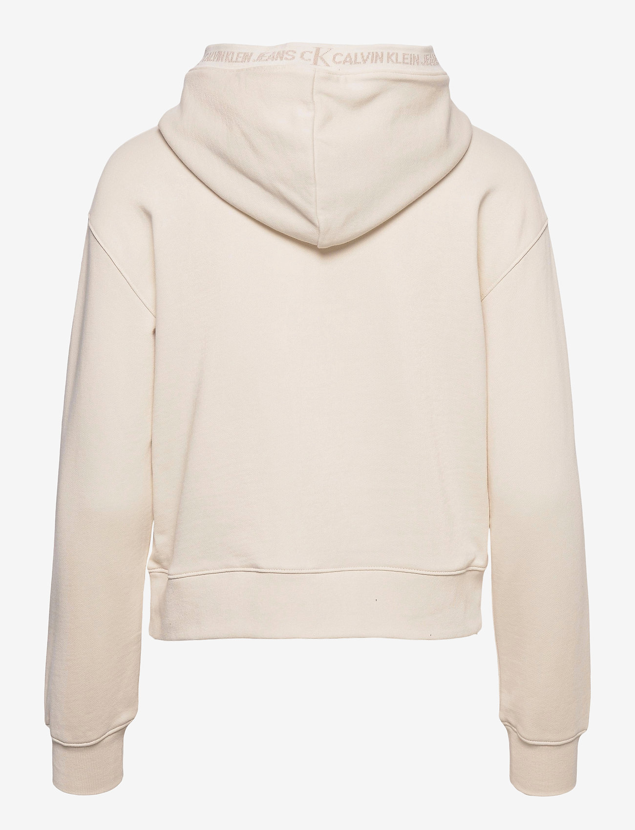 Calvin Klein Jeans - LOGO TRIM HOODIE - white sand - 1