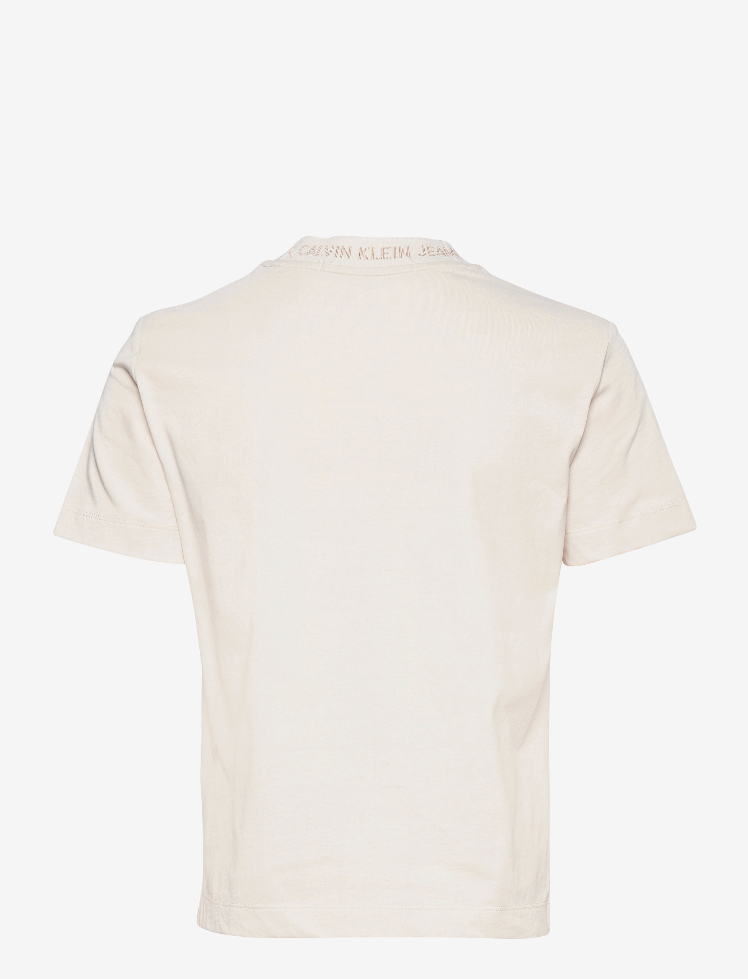 Calvin Klein Jeans - LOGO INTARSIA TEE - white sand - 1