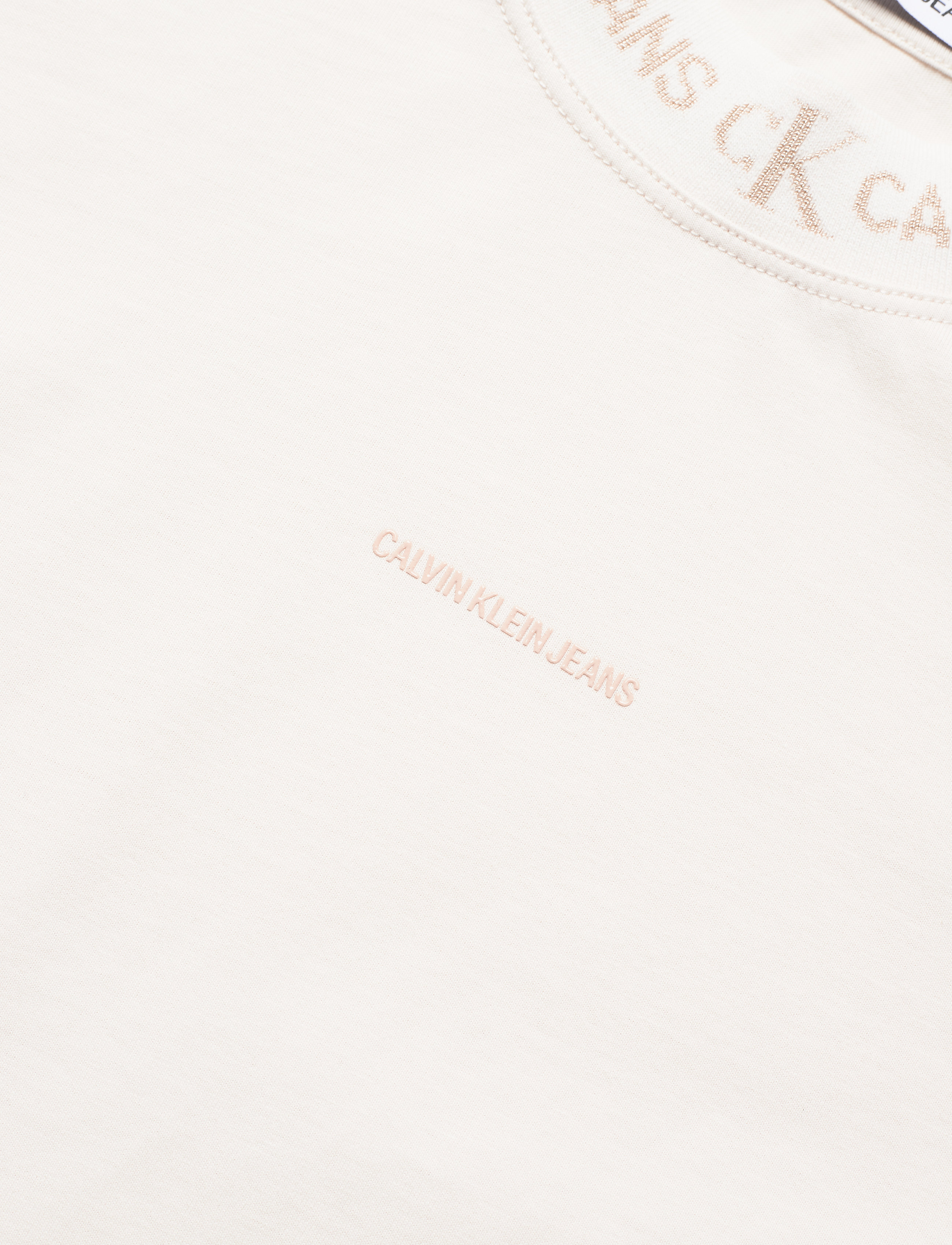 Calvin Klein Jeans - LOGO INTARSIA TEE - white sand - 2