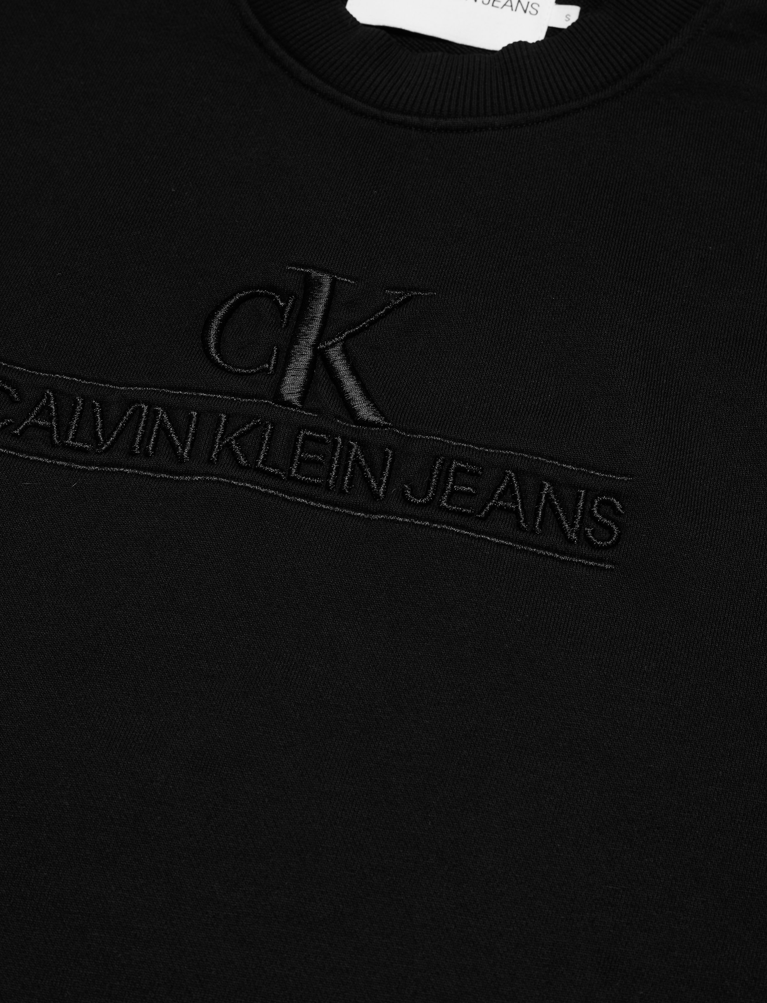 Calvin Klein Jeans - EMBROIDERY ECO WASH CREWNECK - ck black - 2