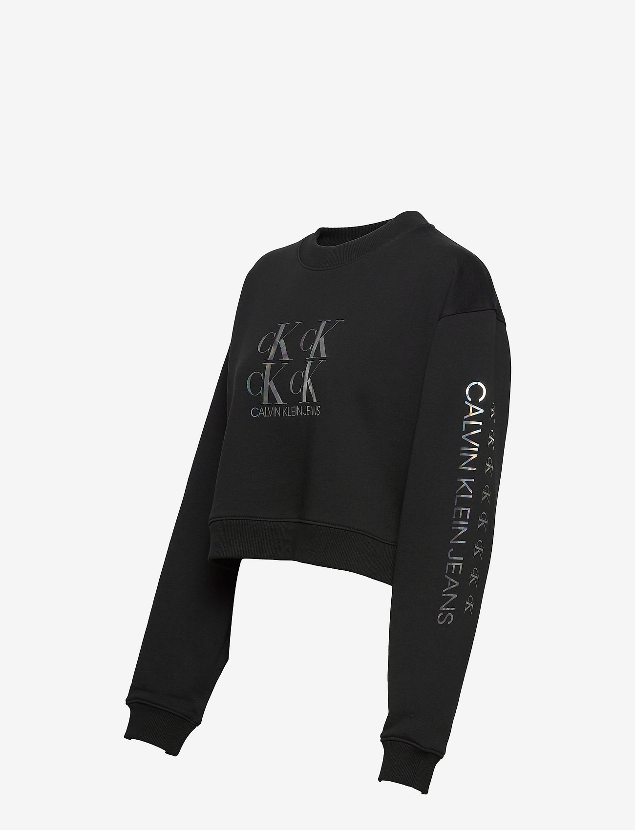 Calvin Klein Jeans - SHINE LOGO CREW NECK - ck black - 2
