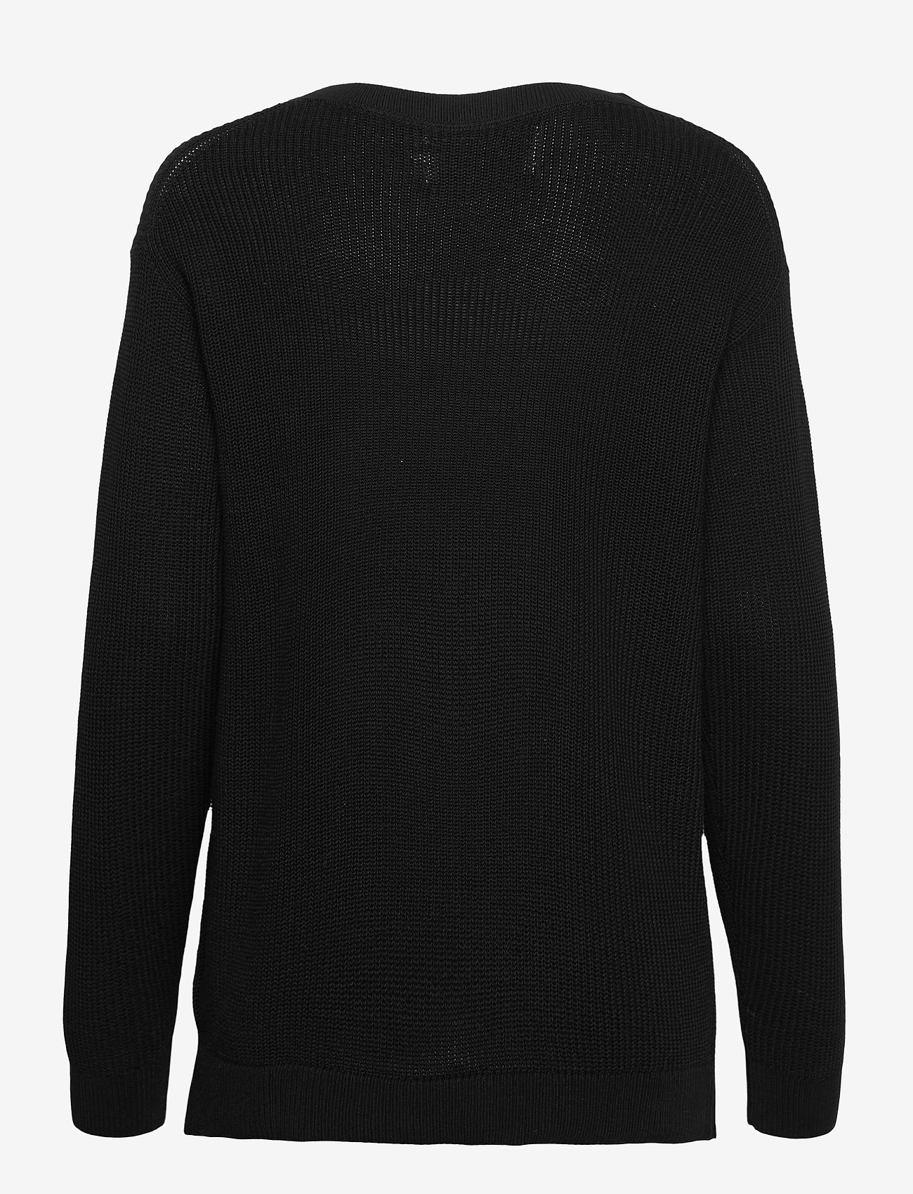 Calvin Klein Jeans - SLICED CK OVERSIZED SWEATER - ck black - 1
