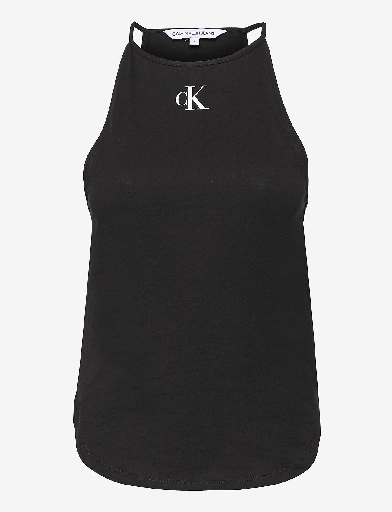 Calvin Klein Jeans - MICRO CK ON CAMISOLE TOP - ck black - 0