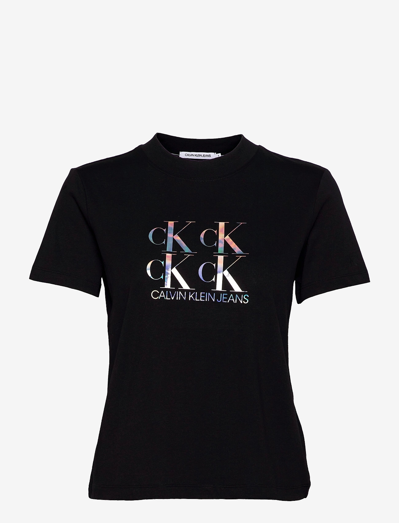 Calvin Klein Jeans - SHINE LOGO TEE - ck black - 0