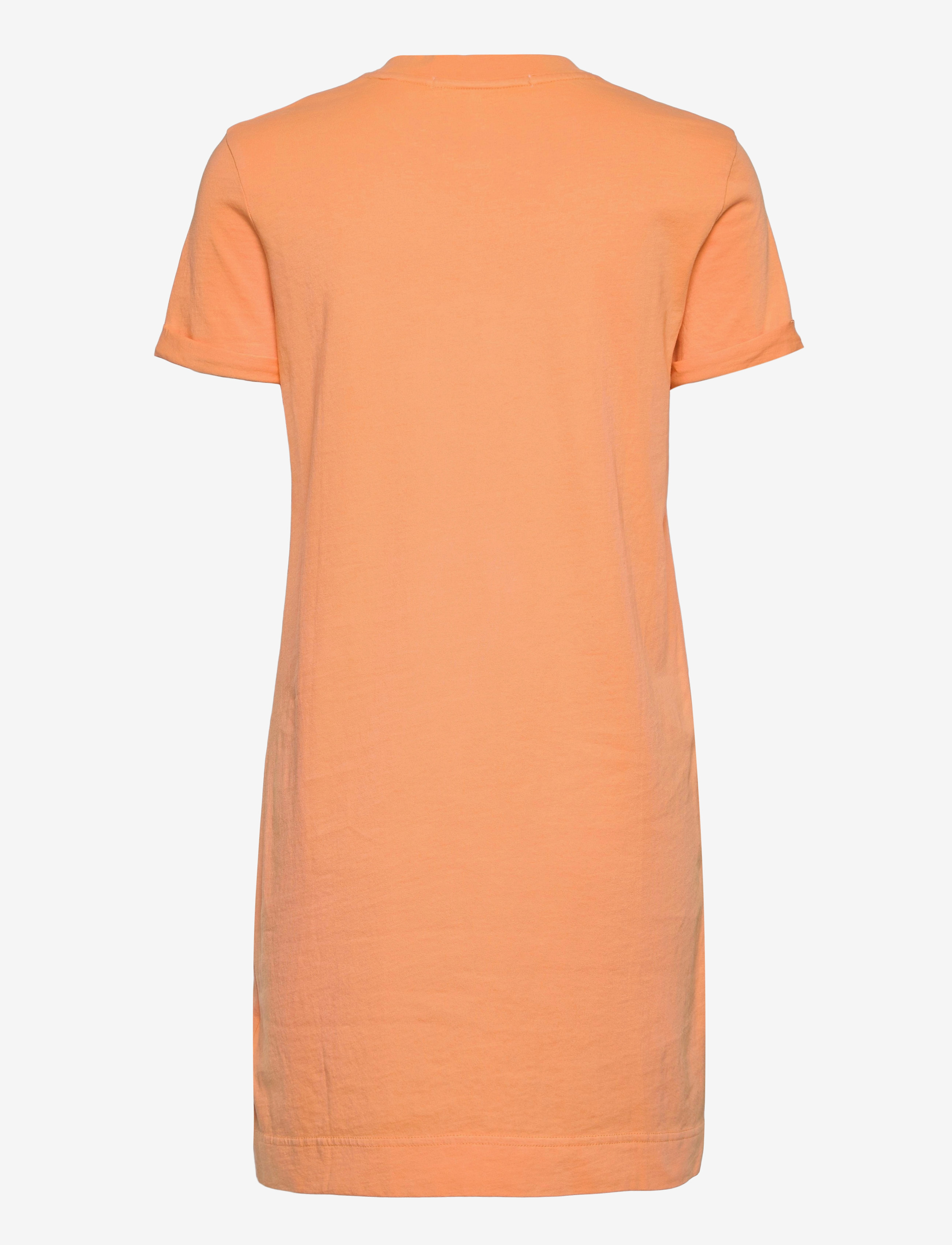 Calvin Klein Jeans - ARCHIVES ECO DYE T-SHIRT DRESS - crushed orange - 1