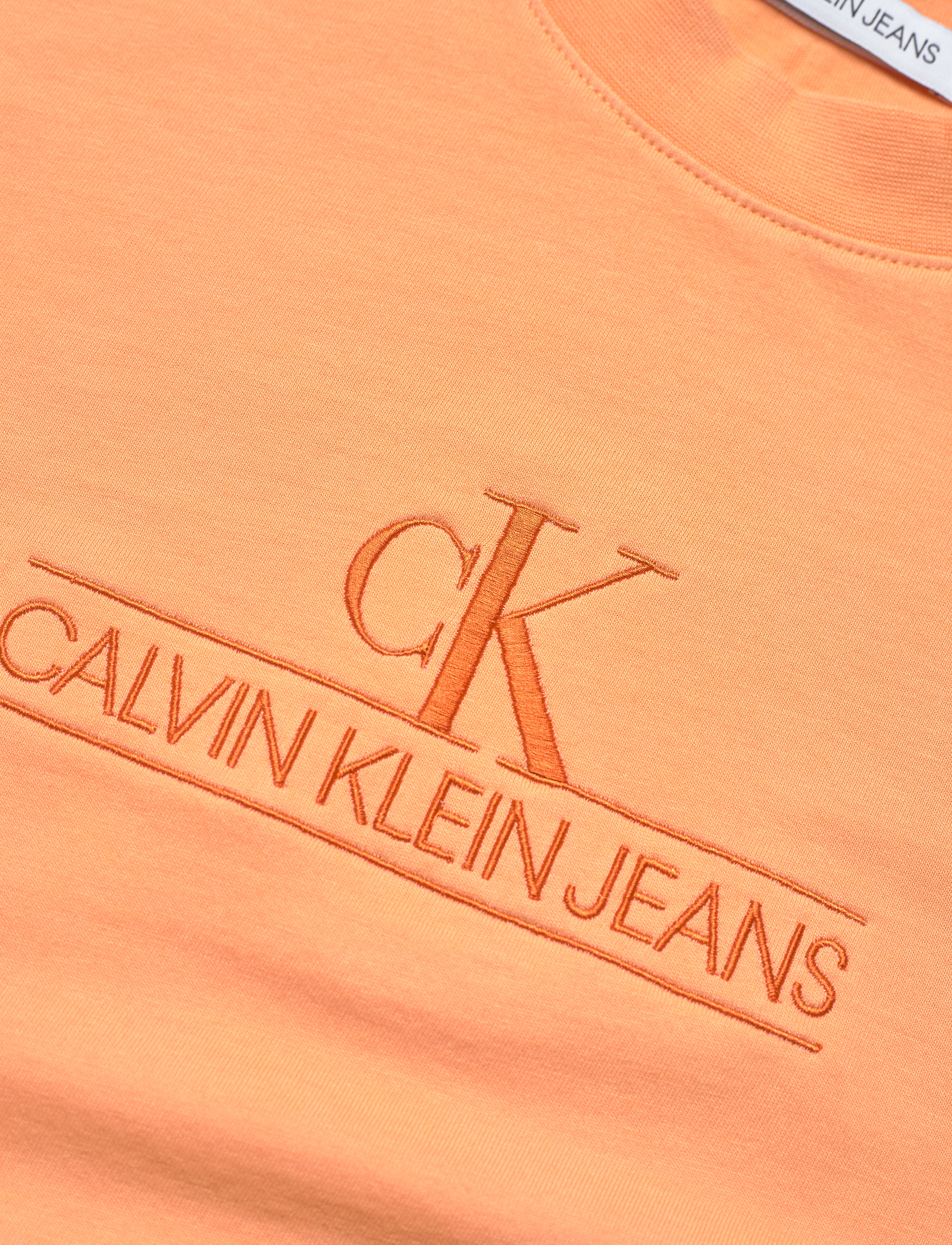 Calvin Klein Jeans - ARCHIVES ECO DYE T-SHIRT DRESS - crushed orange - 2