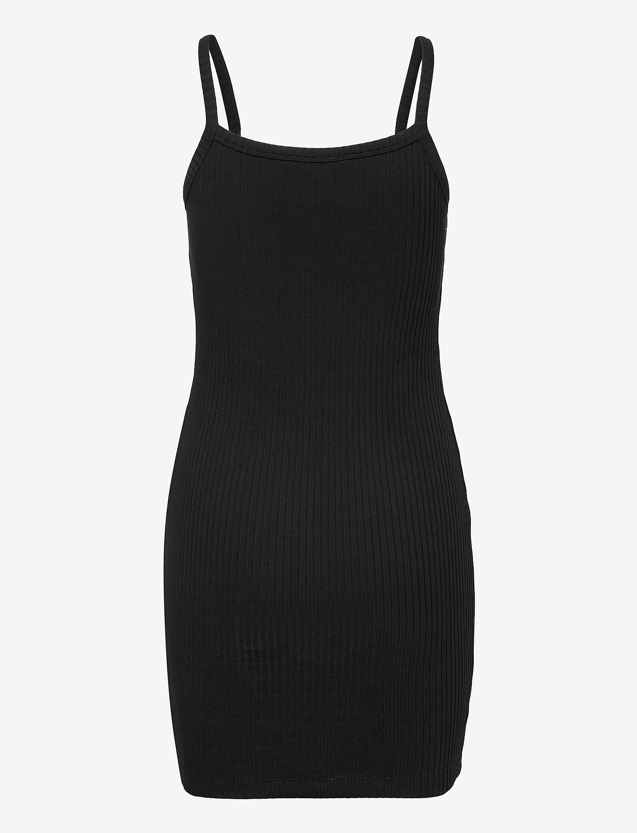 Calvin Klein Jeans - STRAPPY ZIPPER RIB DRESS - ck black - 1