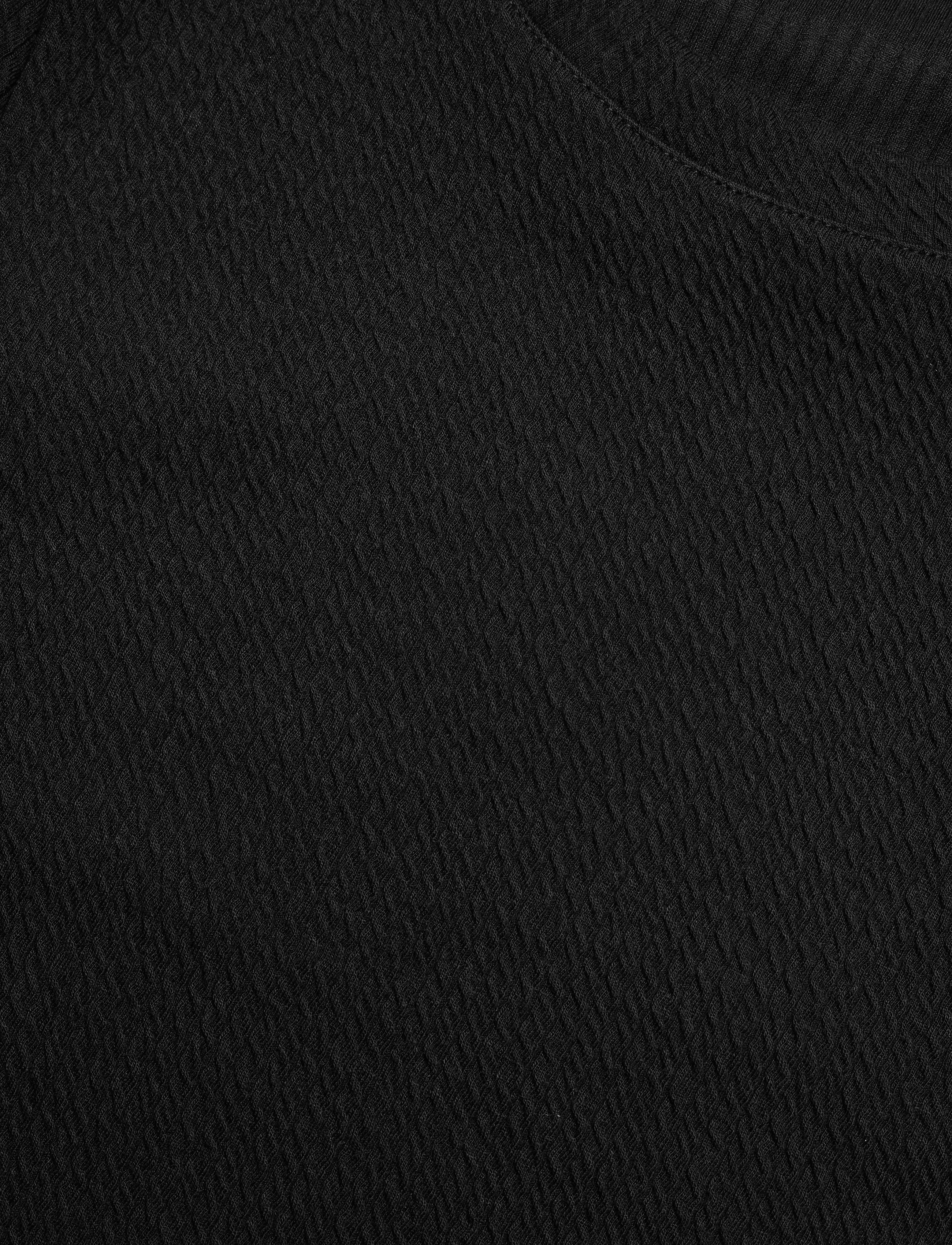 Calvin Klein Jeans - SLUB RIB 3/4 SLEEVES DRESS - ck black - 2