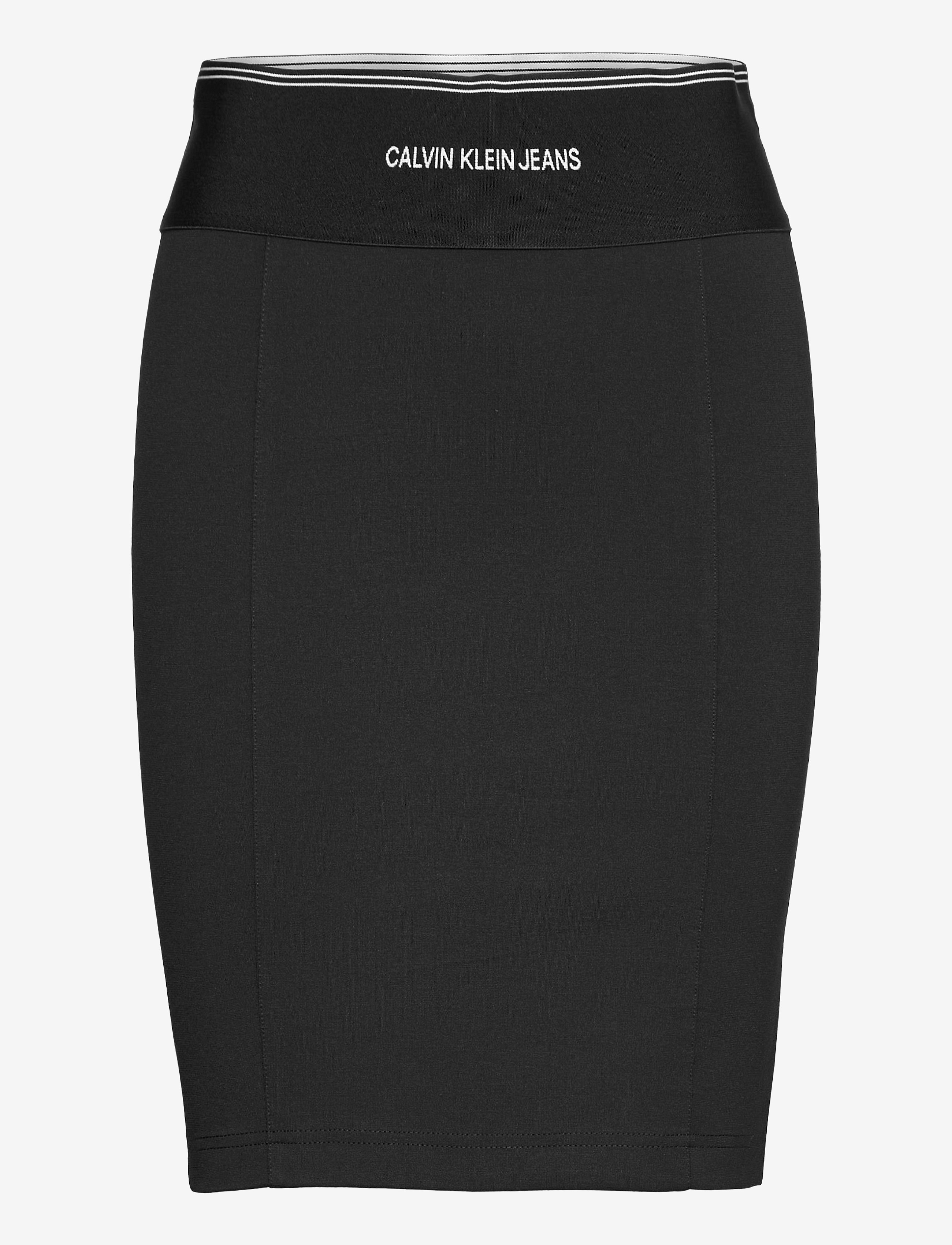 Calvin Klein Jeans - MILANO BODYCON ELASTIC SKIRT - ck black - 0