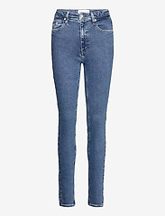 Calvin Klein Jeans - HIGH RISE SKINNY - pillifarkut - denim medium - 0