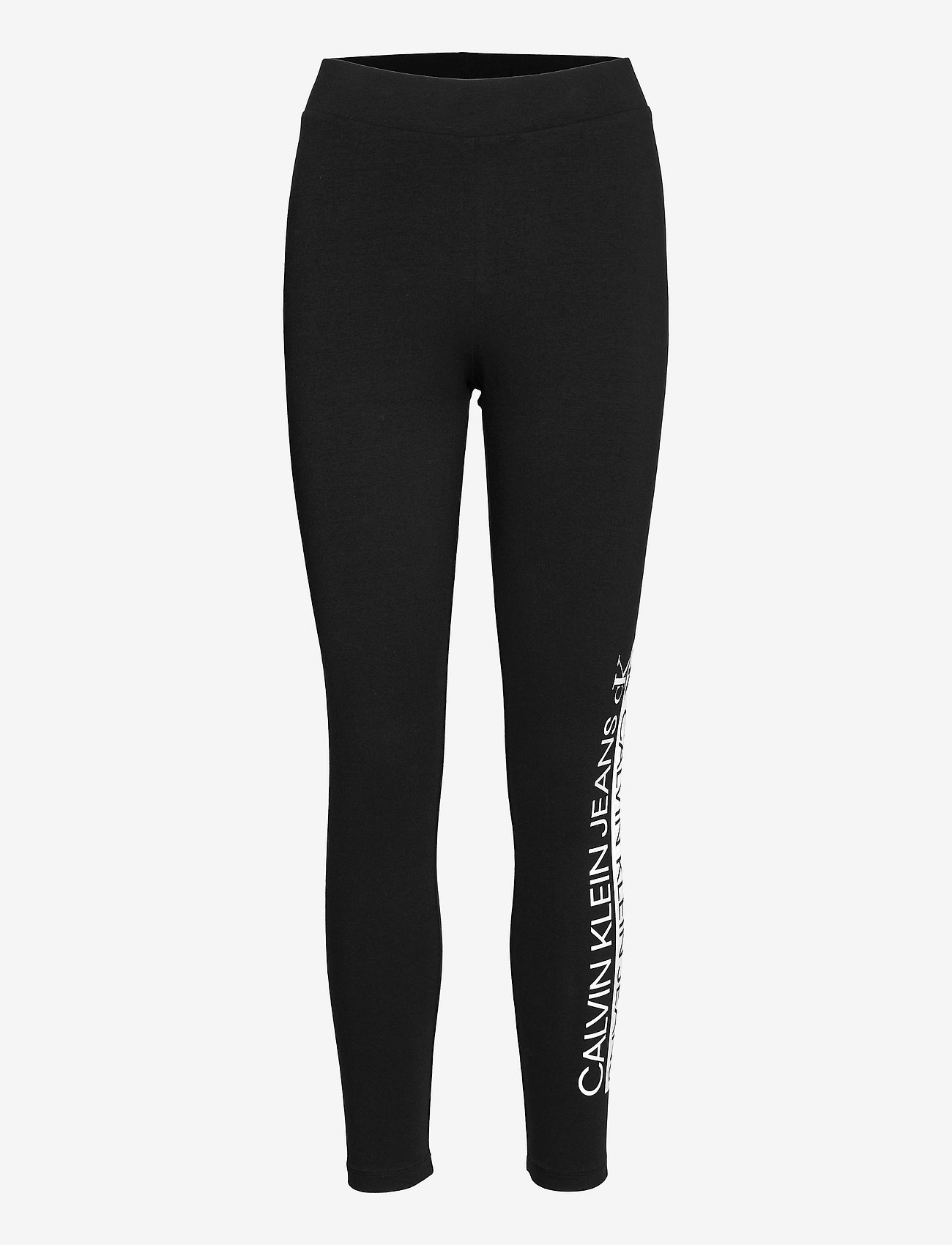 Calvin Klein Jeans - MIRRORED LOGO LEGGING - ck black - 0