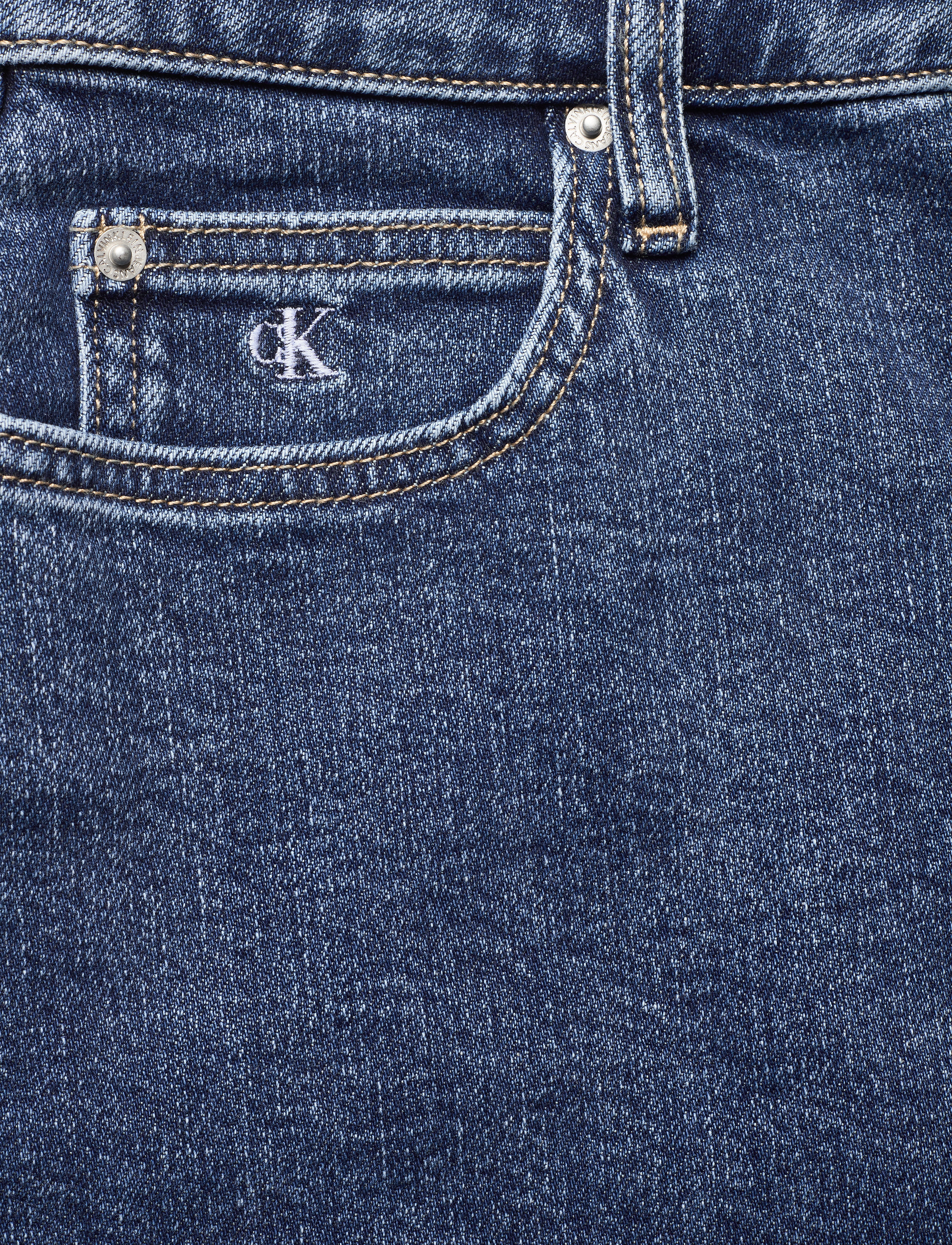 Calvin Klein Jeans - HIGH RISE MINI SKIRT - denim dark - 2