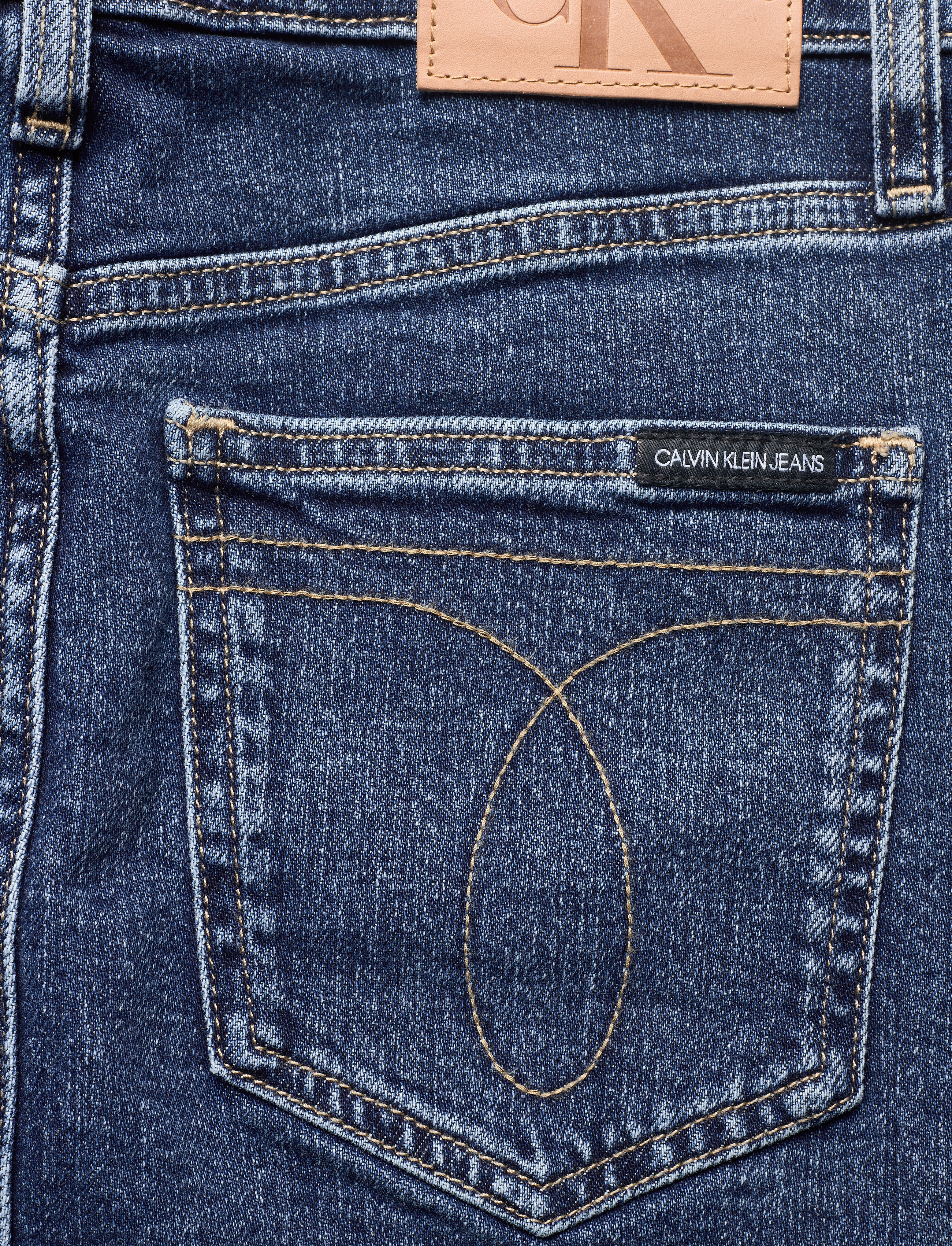 Calvin Klein Jeans - HIGH RISE MINI SKIRT - denim dark - 4