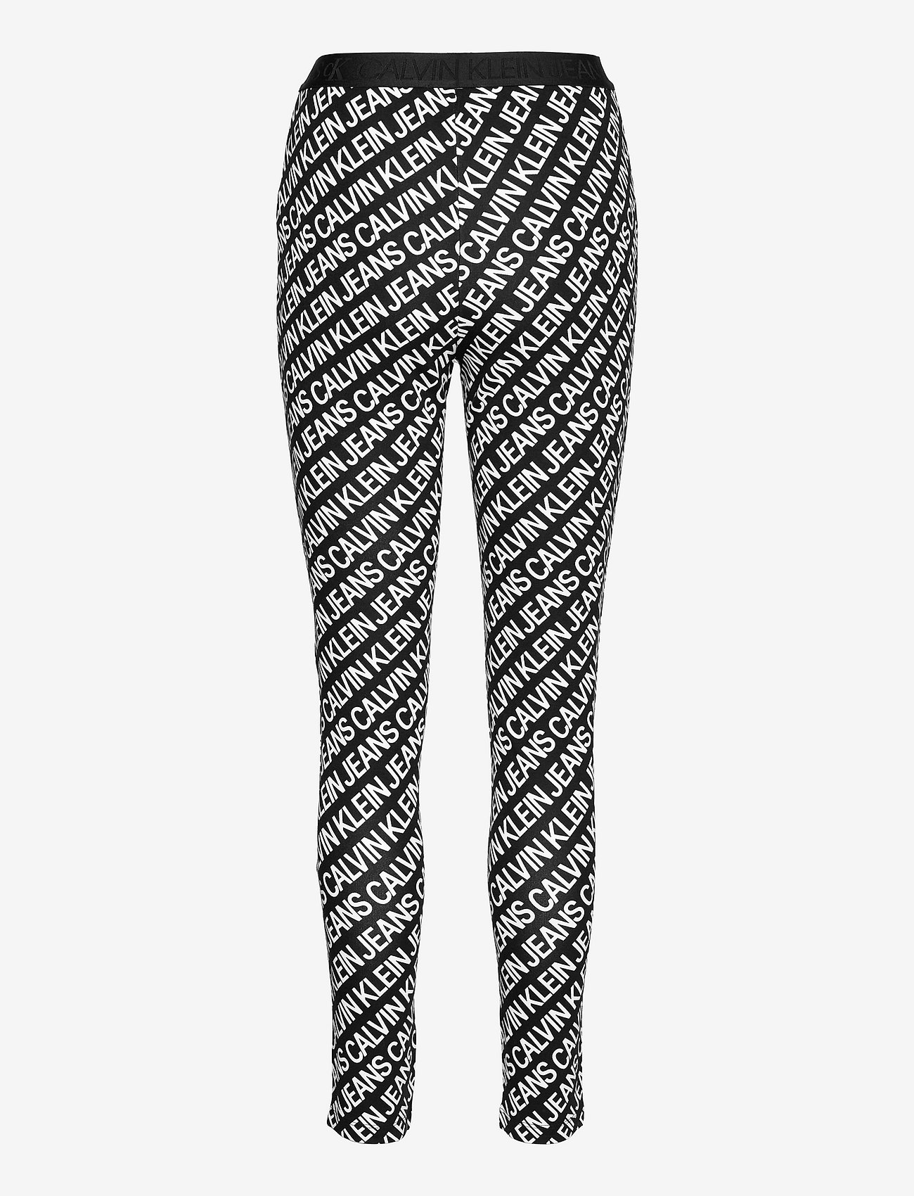 Calvin Klein Jeans - MILANO AOP LOGO ELASTIC LEGGING - institutional logo aop black - 1